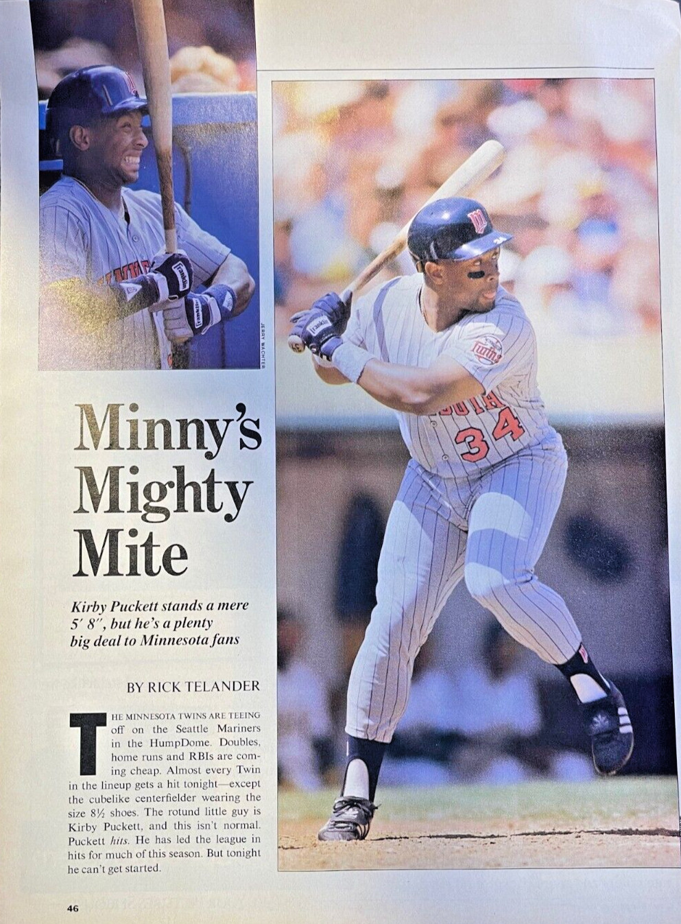 1987 Kirby Puckett Minnesota Twins Baseball 1987 Kirby Puckett Minnesota Twins Baseball
