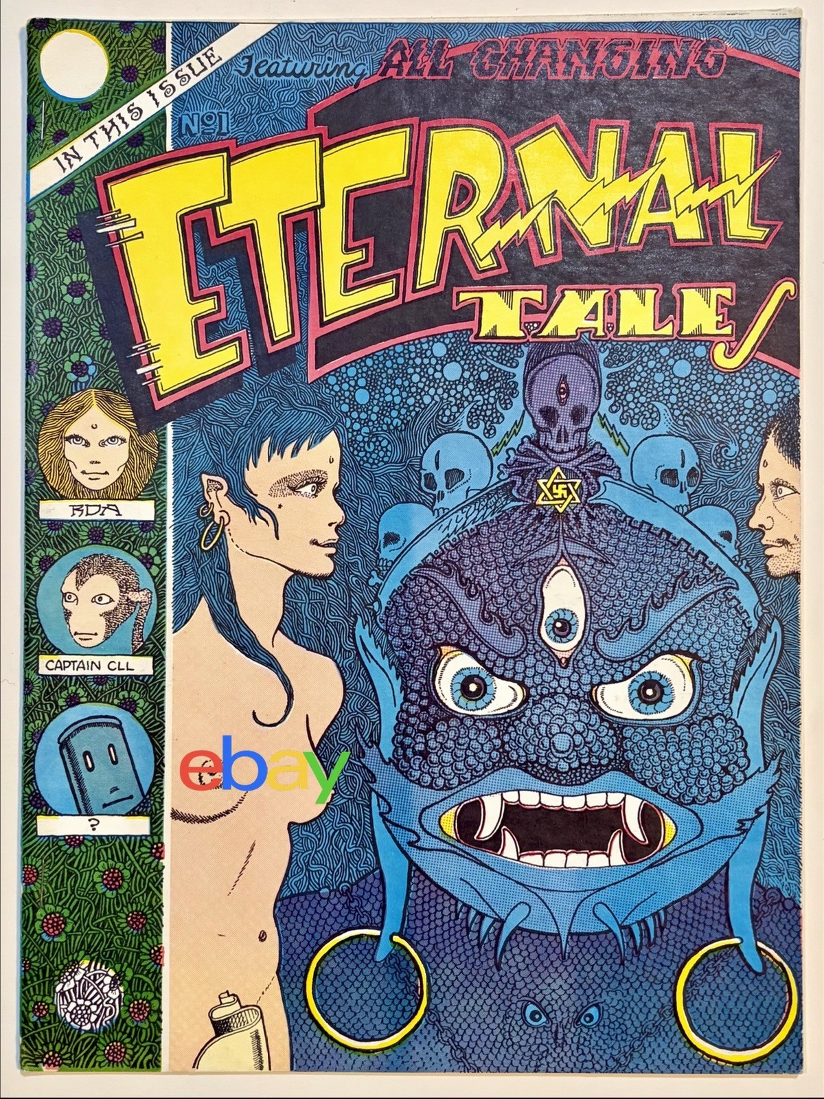 ETERNAL TALES, 1972 John Thompson (Signed) Scarce UNDERGROUND only 1,000 Printed ETERNAL TALES, 1972 John Thompson (Signed) Scarce UNDERGROUND only 1,000 Printed