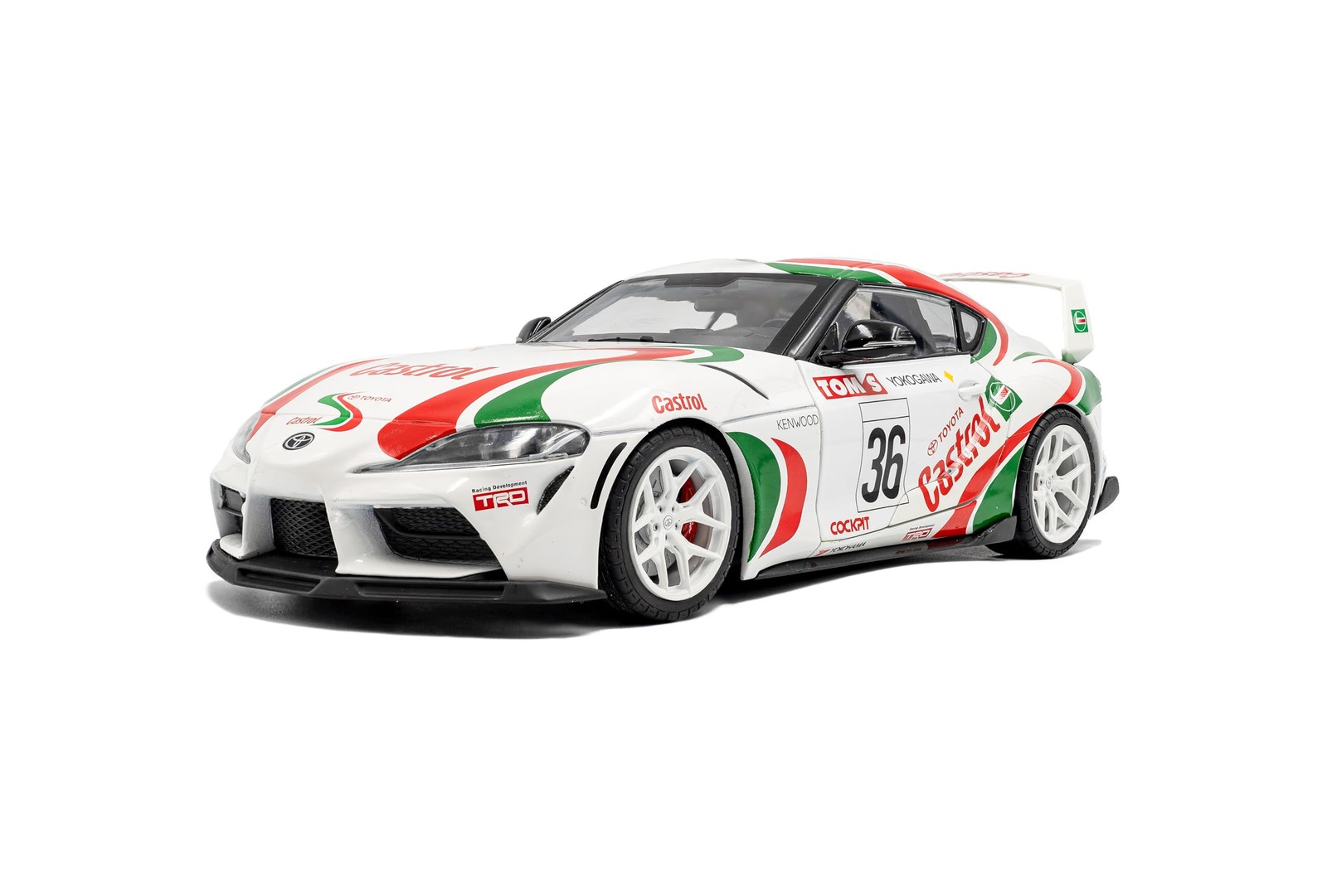 Solido 1:18 Toyota GR Supra Racing Tribute White Diecast Model Car 2024 Solido 1:18 Toyota GR Supra Racing Tribute White Diecast Model Car 2024