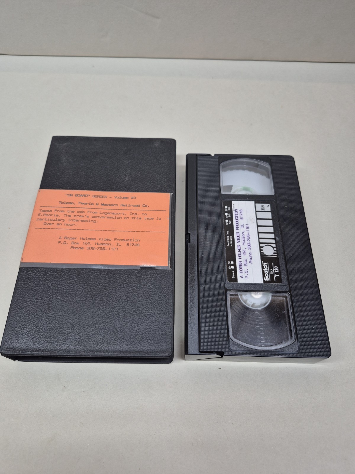 On Board Series Vol 3 TP &W Roger Holmes Rare Htf Trains VHS Vtg Railroad