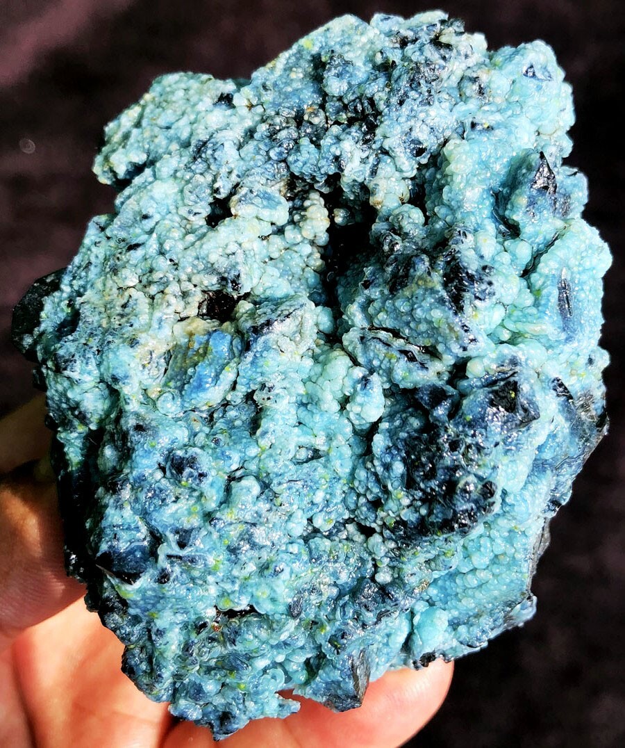 262g Amazing New Find Raw Natural Rare  Plumbogummit Crystal Specimens ie3088