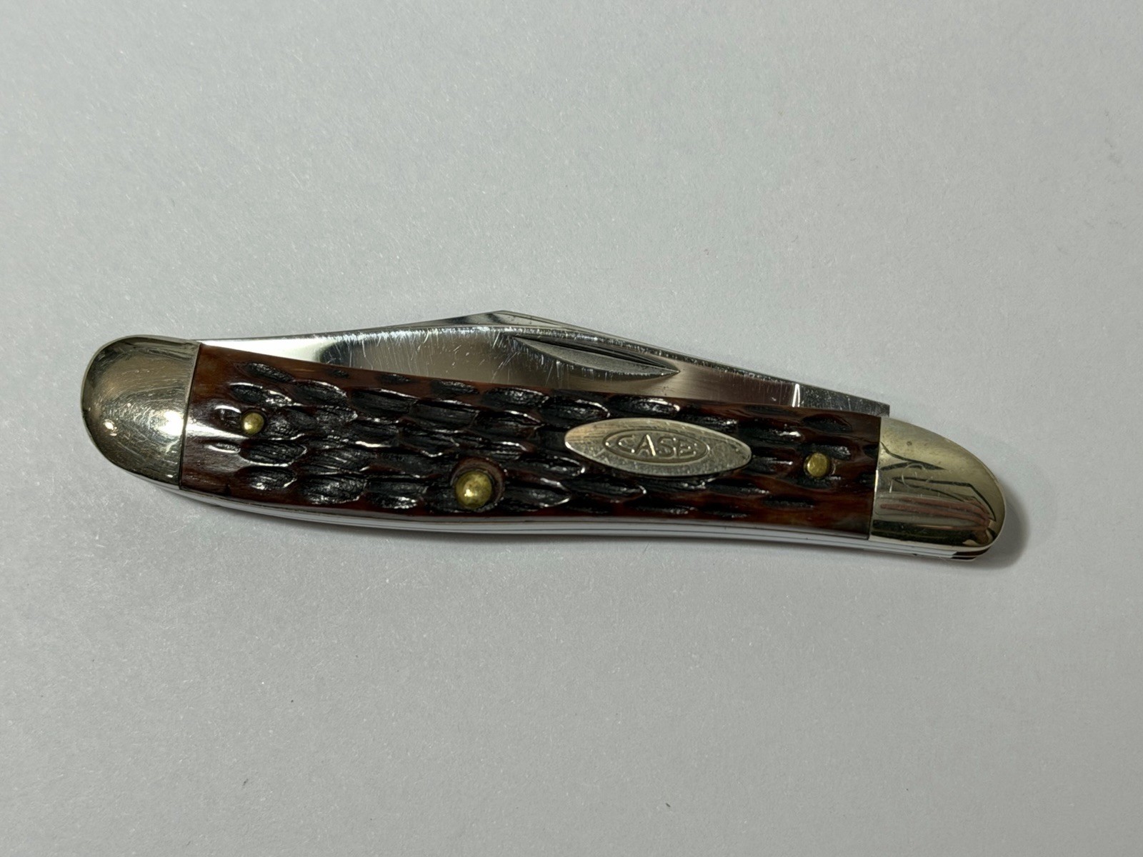 Case XX 6220 Vintage 1965-69 Peanut Jigged Bone 2.88 Case XX 6220 Vintage 1965-69 Peanut Jigged Bone 2.88