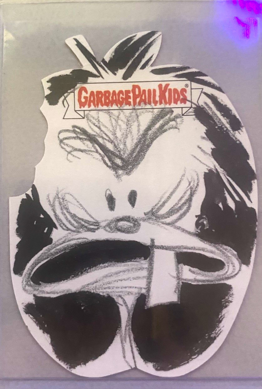Topps 2020 Garbage Pail Kids Die Cut Sketch Card Autographed Lowell Isaac 1/1 Topps 2020 Garbage Pail Kids Die Cut Sketch Card Autographed Lowell Isaac 1/1