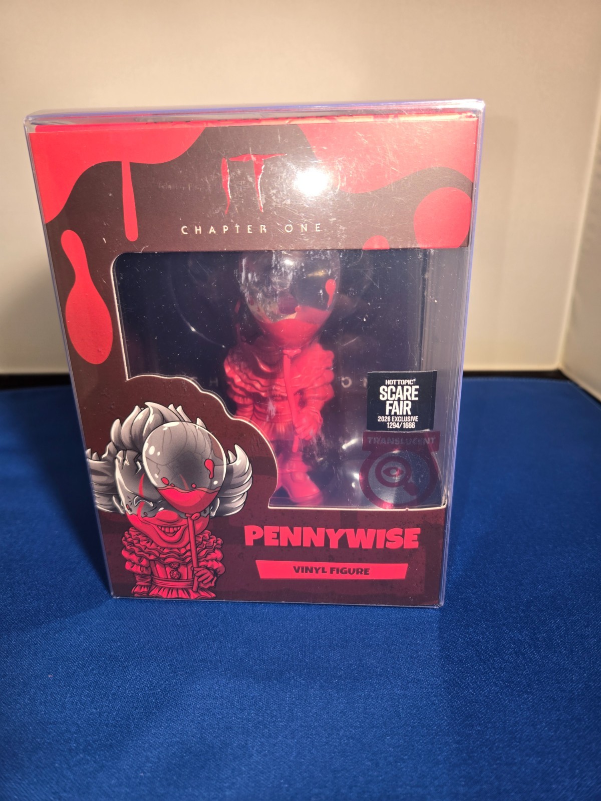 Youtooz Pennywise Translucent Hot Topic Scare Fair 2026 Exclusive LE 1666 NEW