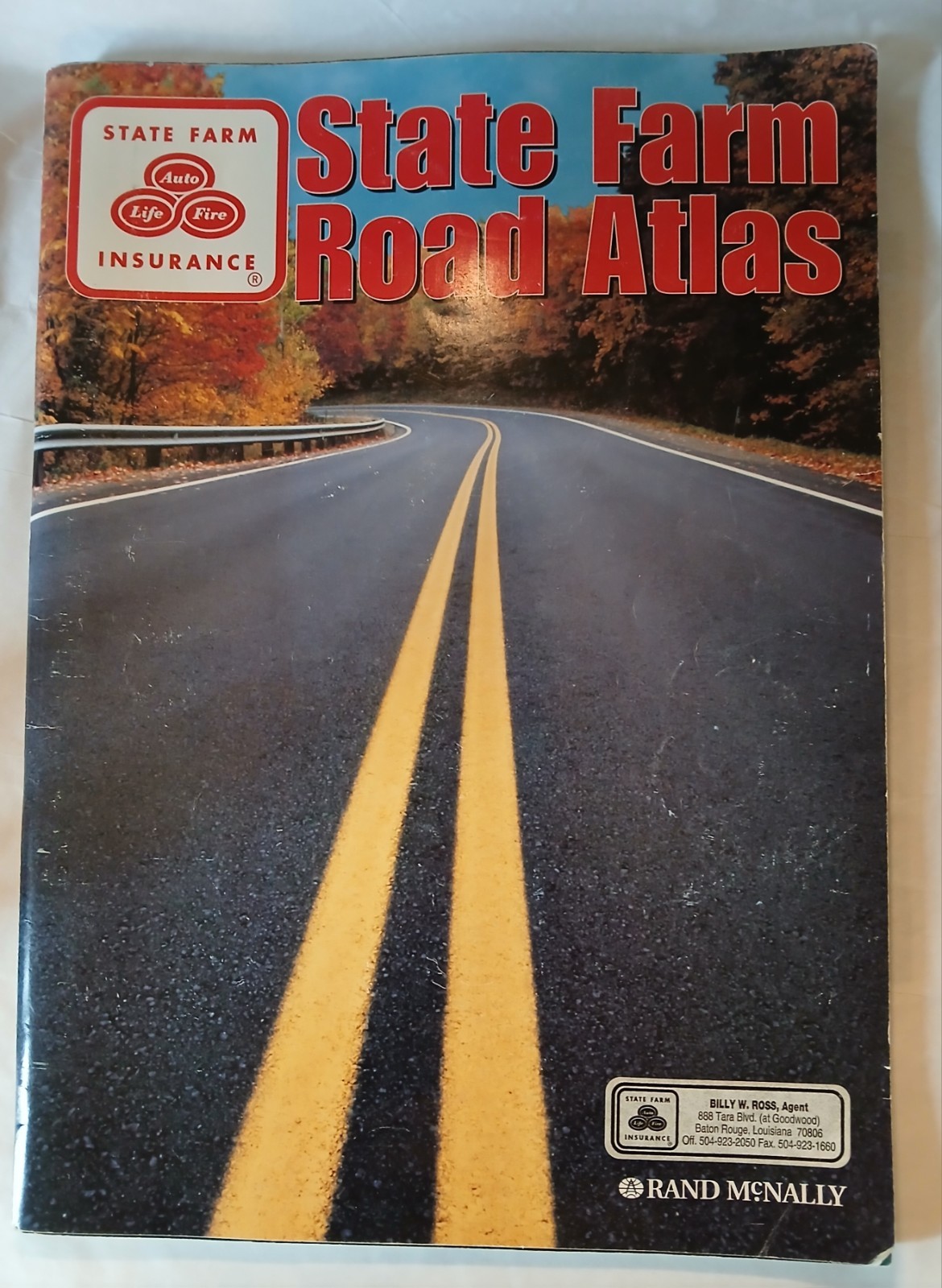1998 Rand McNally/ State Farm United States Road Map