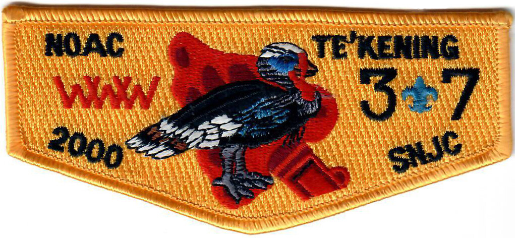 Order of the Arrow (OA) Flap Lodge 37 Te\'Kening S6 MERGED NOAC 2000 ERROR BLK Order of the Arrow (OA) Flap Lodge 37 Te\'Kening S6 MERGED NOAC 2000 ERROR BLK