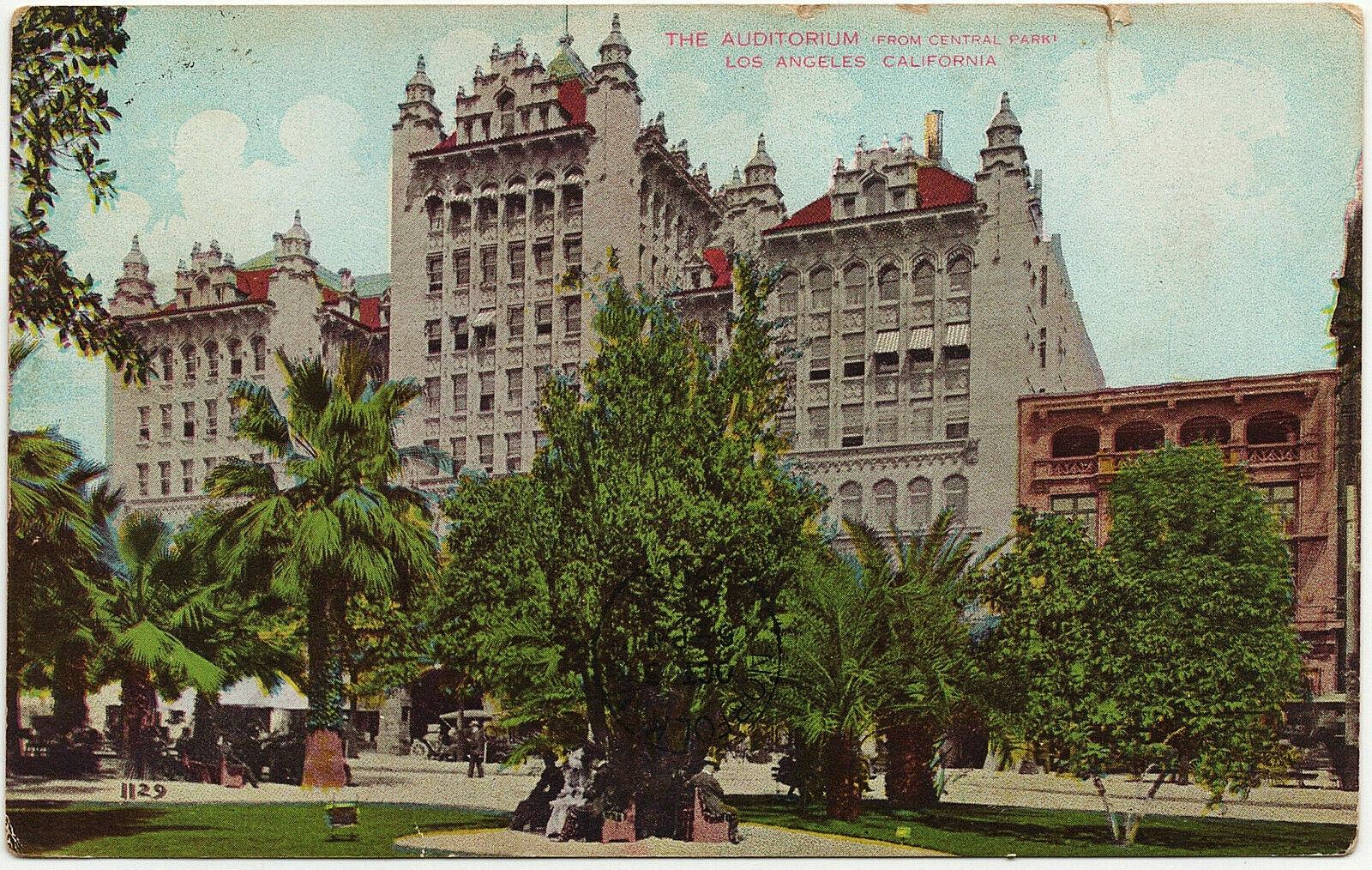 1908 Los Angeles CA Postcard The Auditorium From Central Park L.A. California DB 1908 Los Angeles CA Postcard The Auditorium From Central Park L.A. California DB