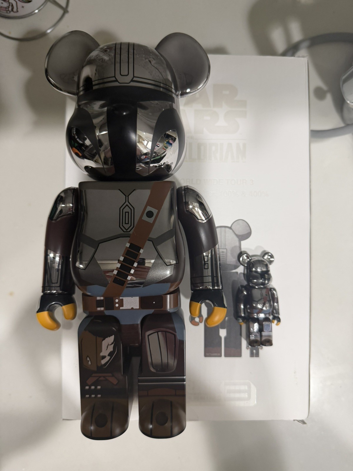 Medicom Toy BE@RBRICK THE MANDALORIAN CHROME Ver. Star wars 100% 400% bearbrick Medicom Toy BE@RBRICK THE MANDALORIAN CHROME Ver. Star wars 100% 400% bearbrick