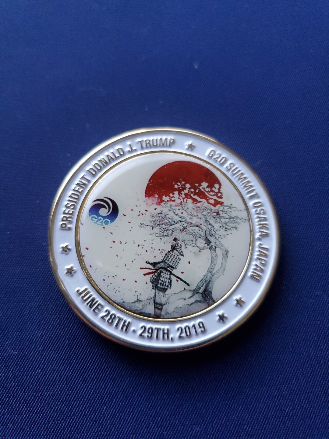 State Visit of President  Donald Trump G20 Osaka Japan 2018. NEW Challeng Coin