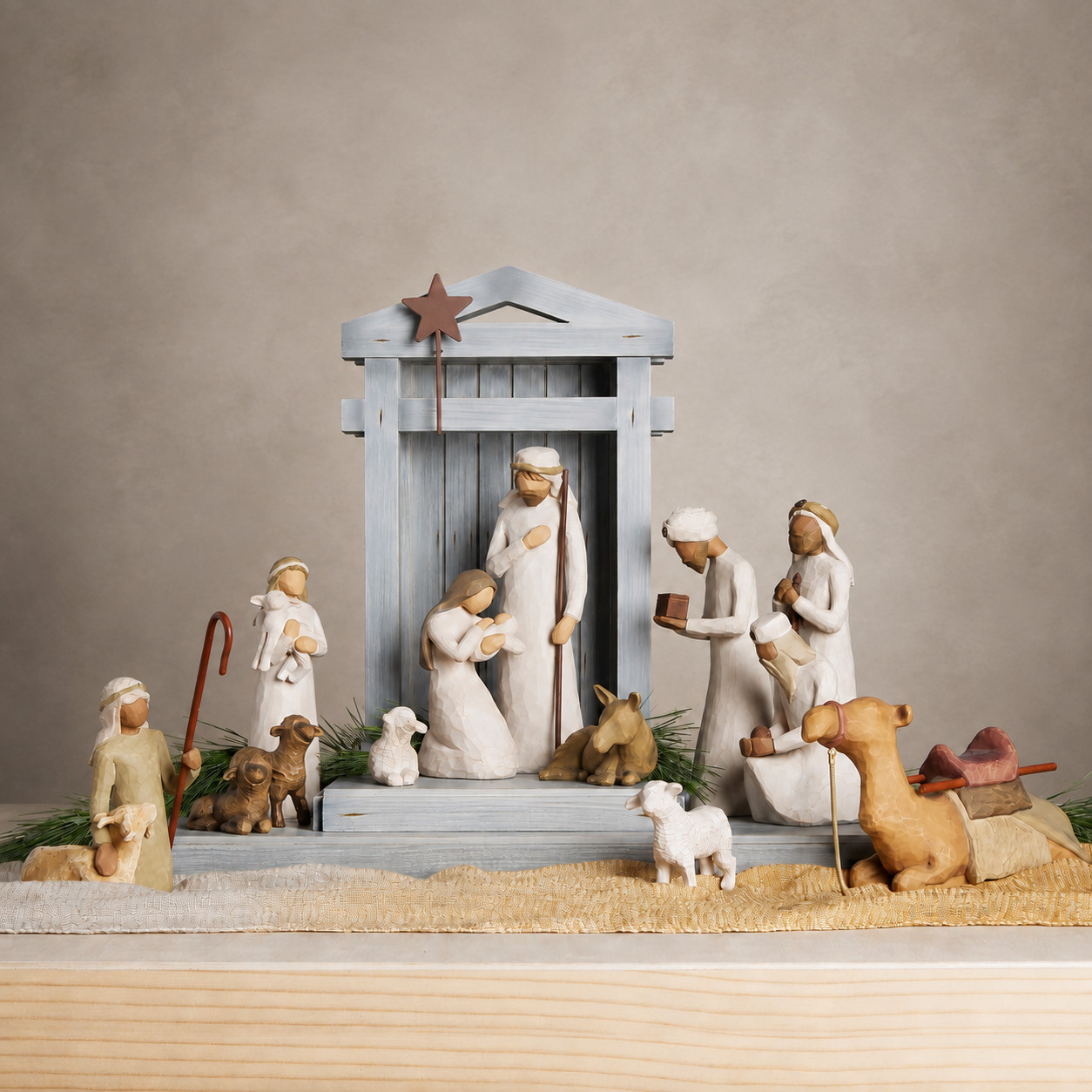 Willow Tree Nativity Set, Sculpted Hand-painted Nativity Figures, Nativity Scene Willow Tree Nativity Set, Sculpted Hand-painted Nativity Figures, Nativity Scene