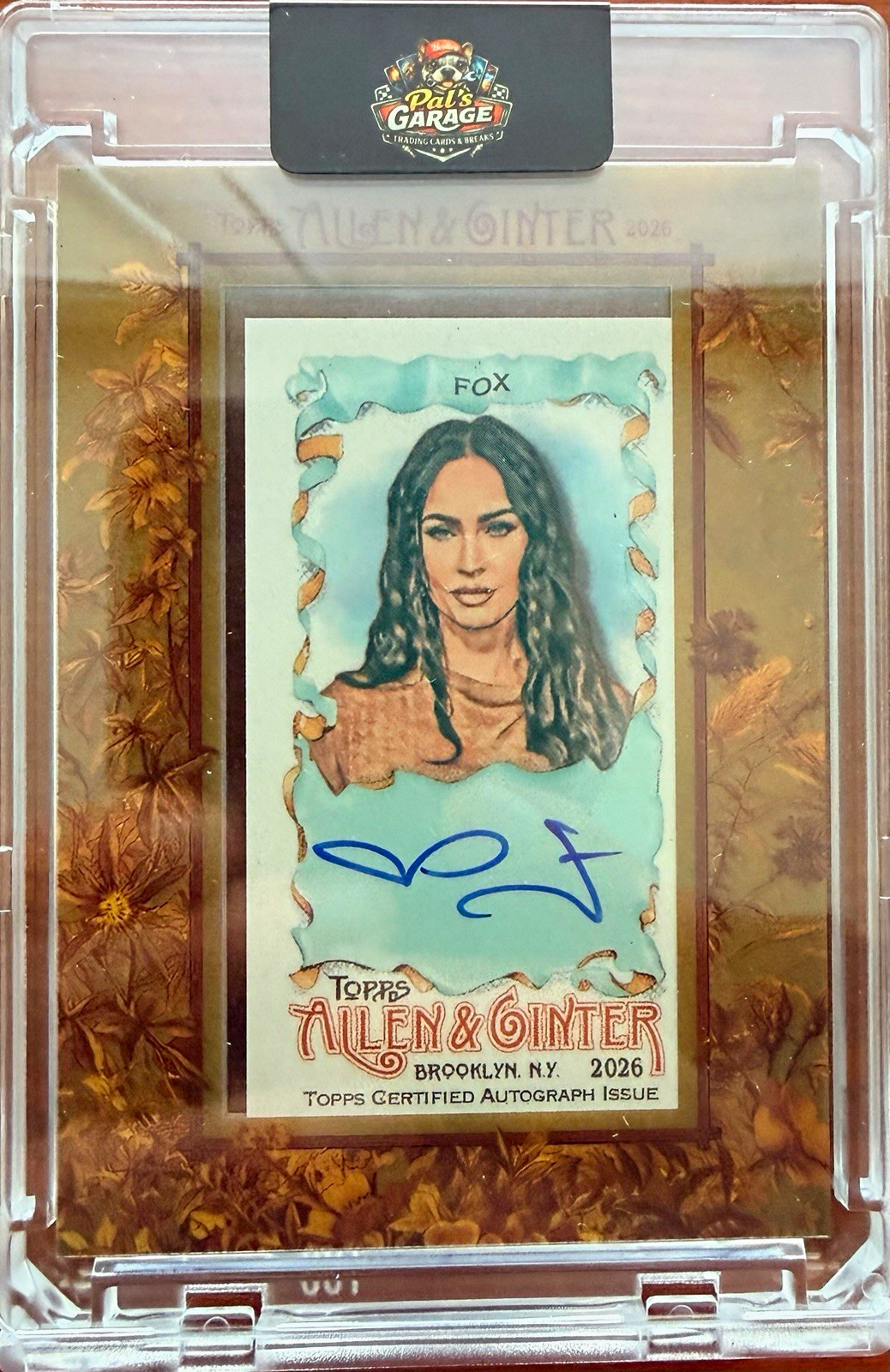 Topps 2026 Allen & Ginter Megan Fox MA-MFX Autograph Insert Card Topps 2026 Allen & Ginter Megan Fox MA-MFX Autograph Insert Card