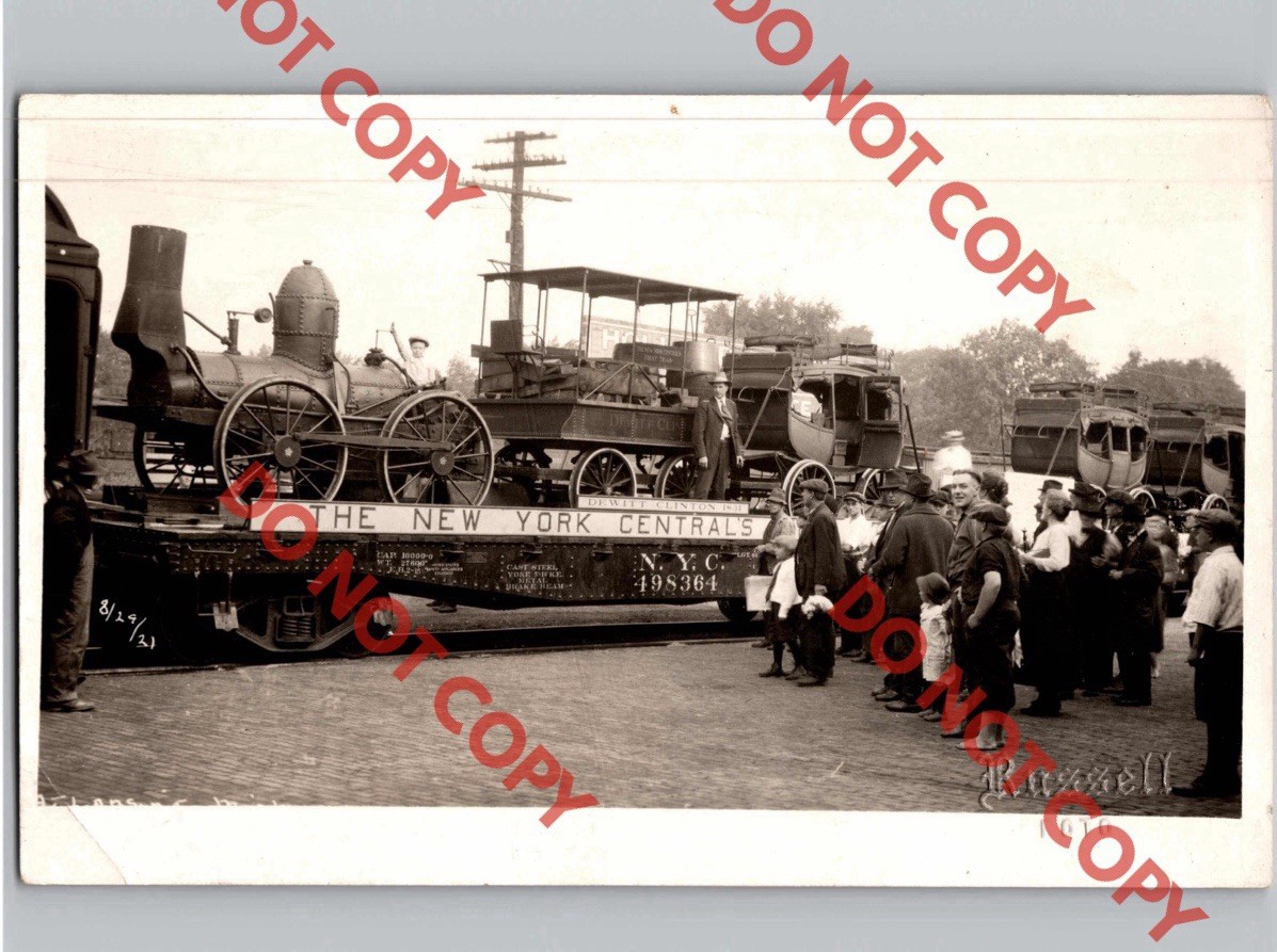 WOW 1921 New York Central Train To Pageant Of Progress CHICAGO Illinois IL RPPC