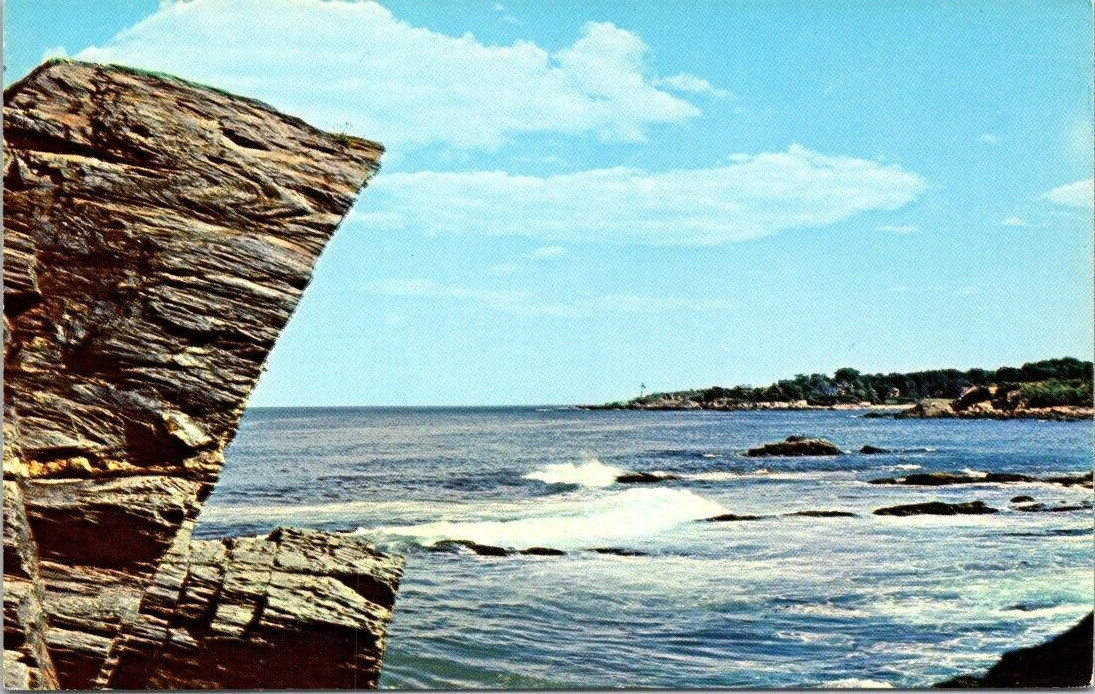 Looking Toward Portland Head Coast of Maine Postcard