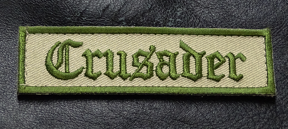 CRUSADER INFIDEL Morale Tactical Patch Multitan 3.75 inch HOOK LOOP PATCH 