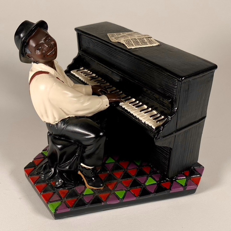 Vintage 1994 Enesco All That Jazz Parastone Piano Player Figurine 5\