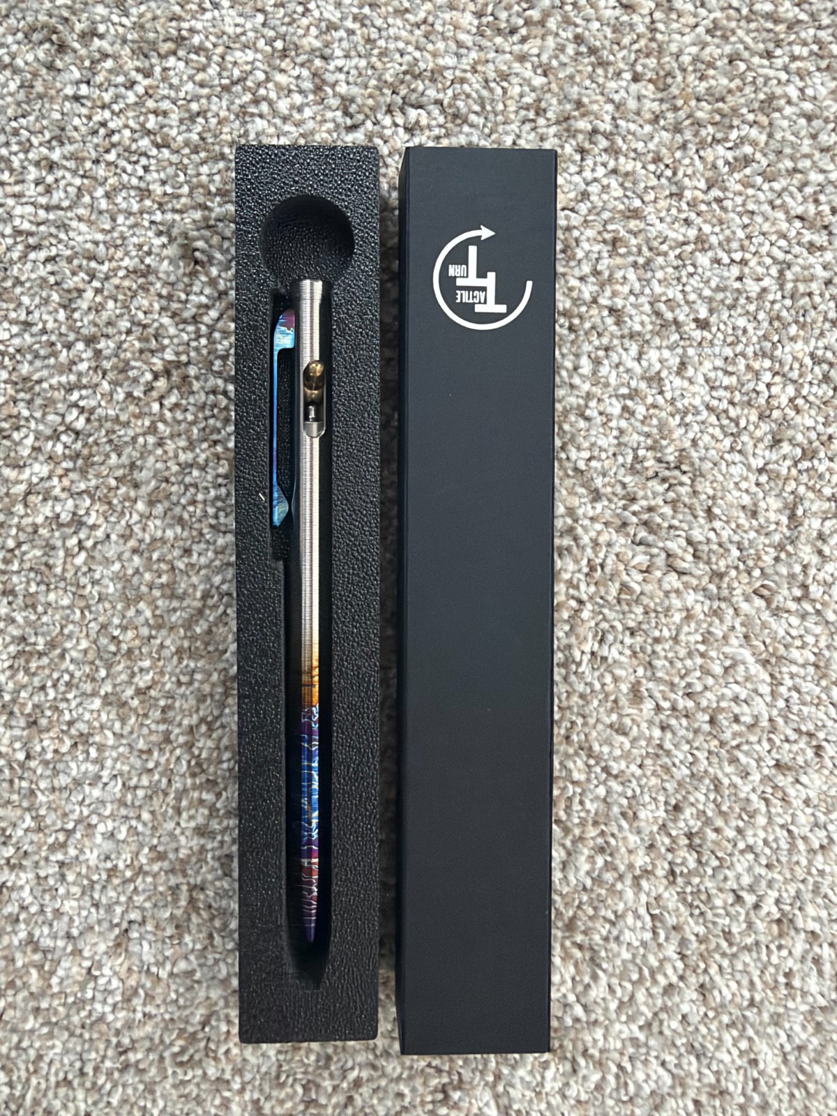 Tactile Turn Aurora Switch Pen - Limited-New-Slim Titanium Body, Clip, and Screw Tactile Turn Aurora Switch Pen - Limited-New-Slim Titanium Body, Clip, and Screw
