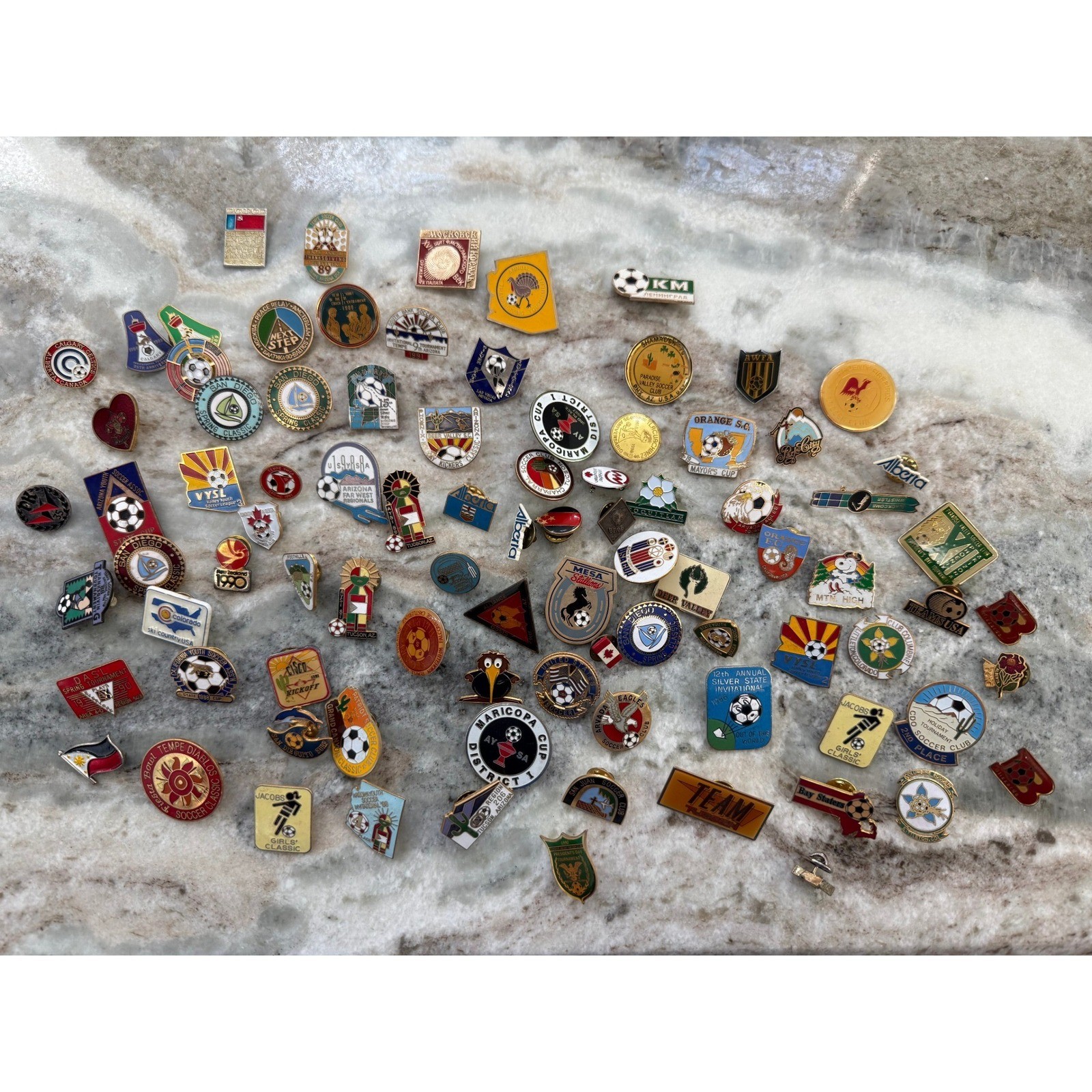 Vintage 70's-90's Soccer Lapel Pin Vintage 70's-90's Soccer Lapel Pin
