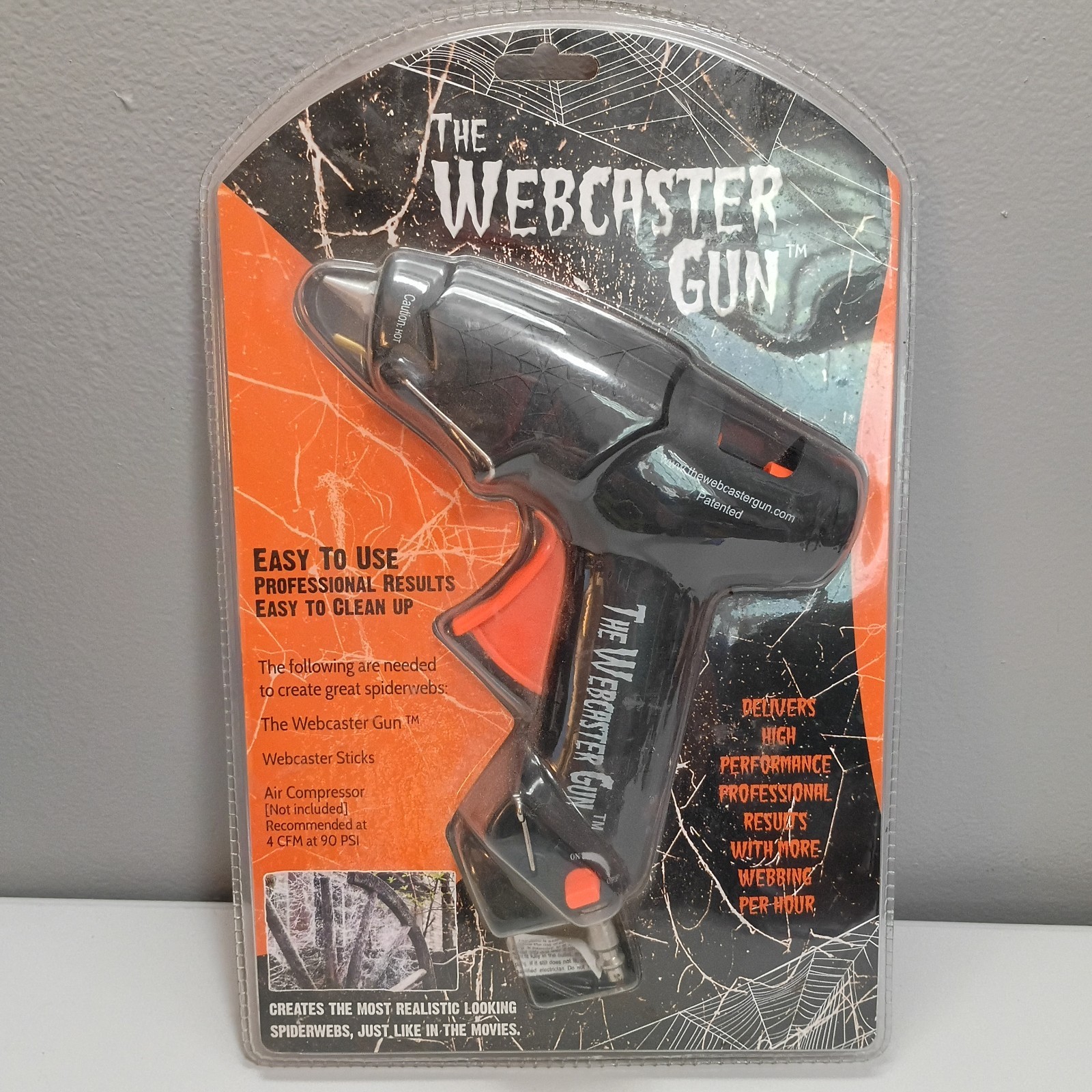 Webcaster Gun for Spider Webs Professional Air Compressor Halloween Webcaster Gun for Spider Webs Professional Air Compressor Halloween