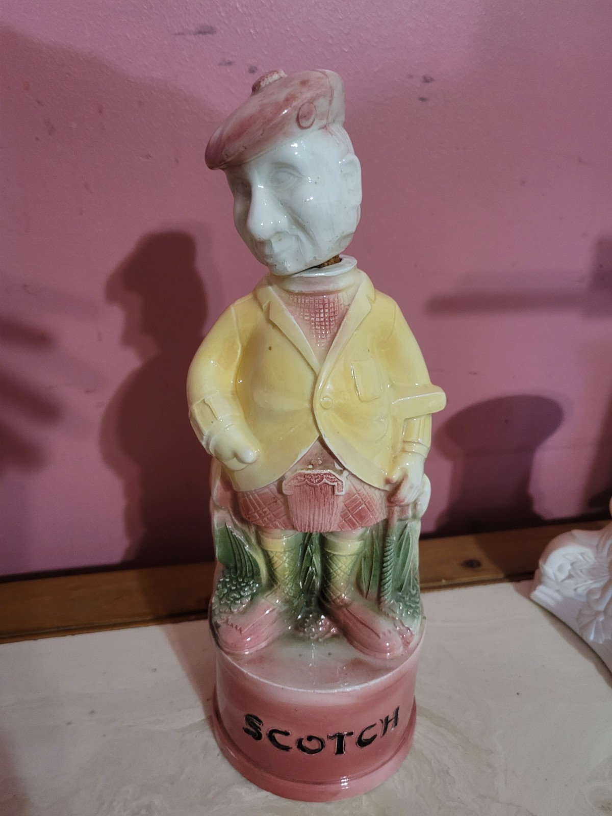 Vintage '70's Scotsman Decanter Ceramic Decor Vintage '70's Scotsman Decanter Ceramic Decor