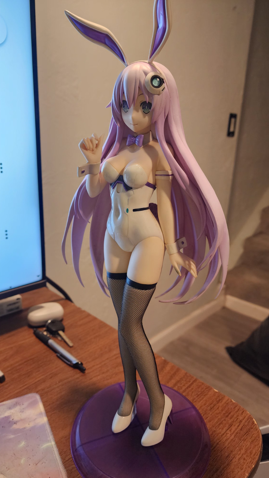 FREEing Hyperdimension Neptunia Purple Sister Nepgear Bunny Ver. 1/4 Figure*USA* FREEing Hyperdimension Neptunia Purple Sister Nepgear Bunny Ver. 1/4 Figure*USA*