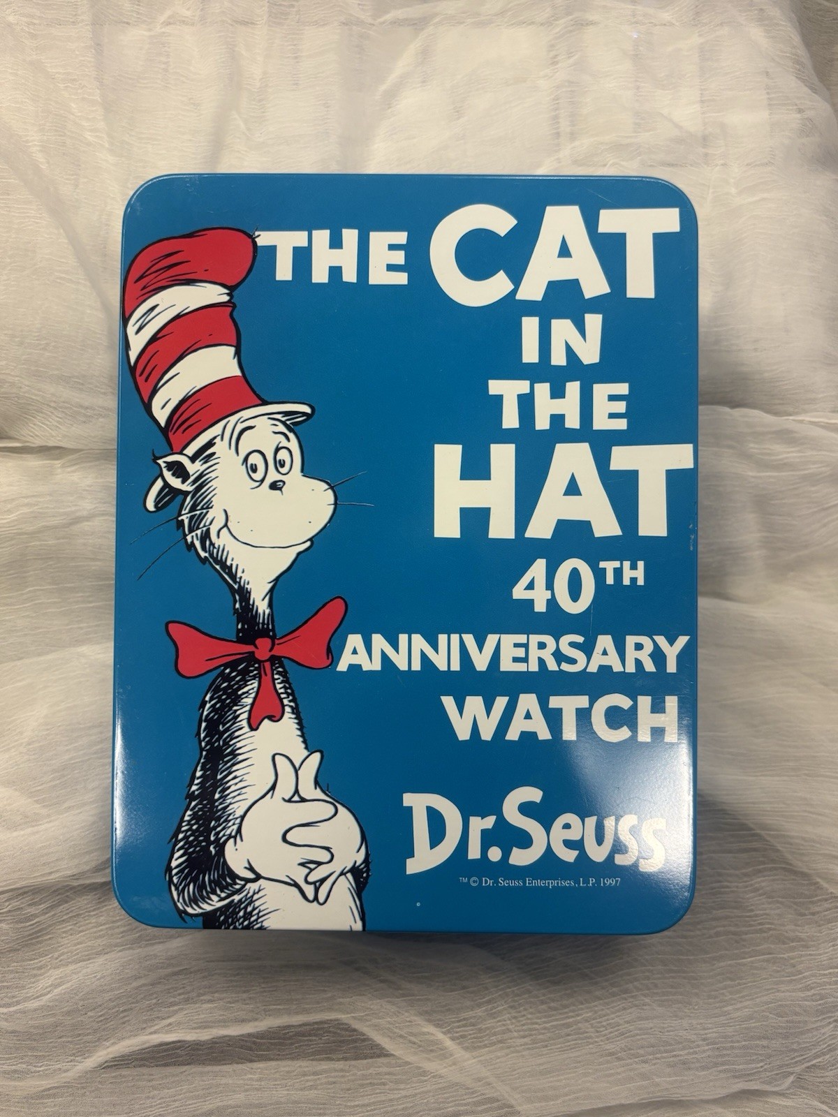 Vintage 1957-1997 Dr. Suess Cat In The Hat Watch New In Box Never Used limited Vintage 1957-1997 Dr. Suess Cat In The Hat Watch New In Box Never Used limited