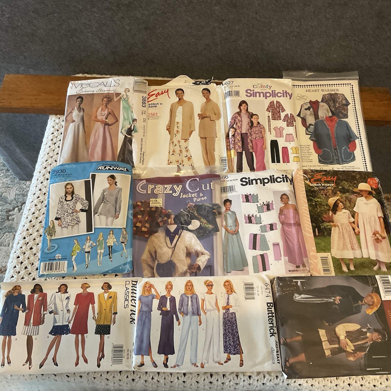 Simplicity Butterick McCall's VTG Sewing Patterns For DIY Craftcor Lot Of 11 Simplicity Butterick McCall's VTG Sewing Patterns For DIY Craftcor Lot Of 11