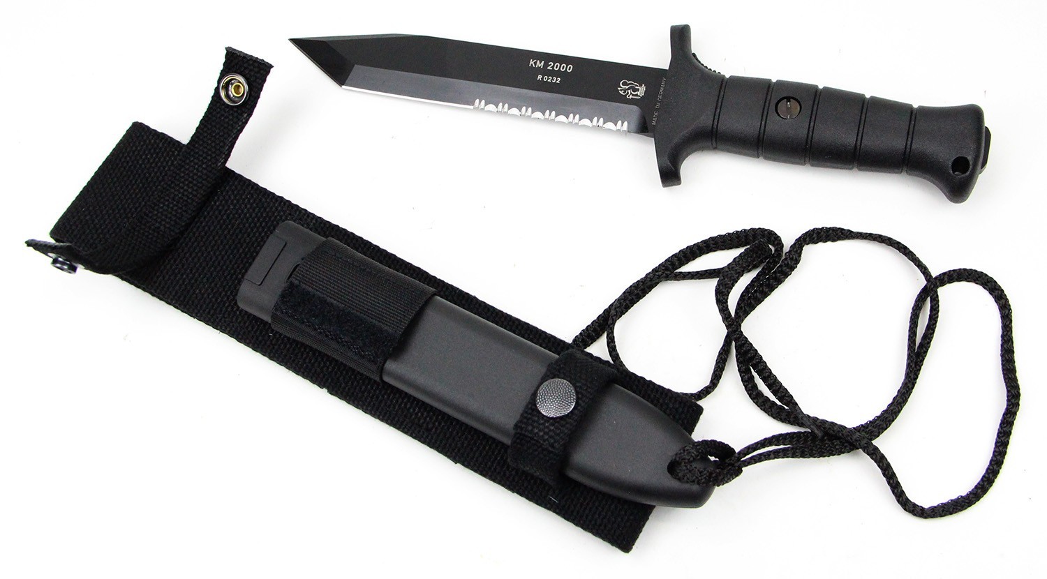 German KM2000 Bundeswehr Combat Knife by EICKHORN-Solingen N695 Steel Tanto