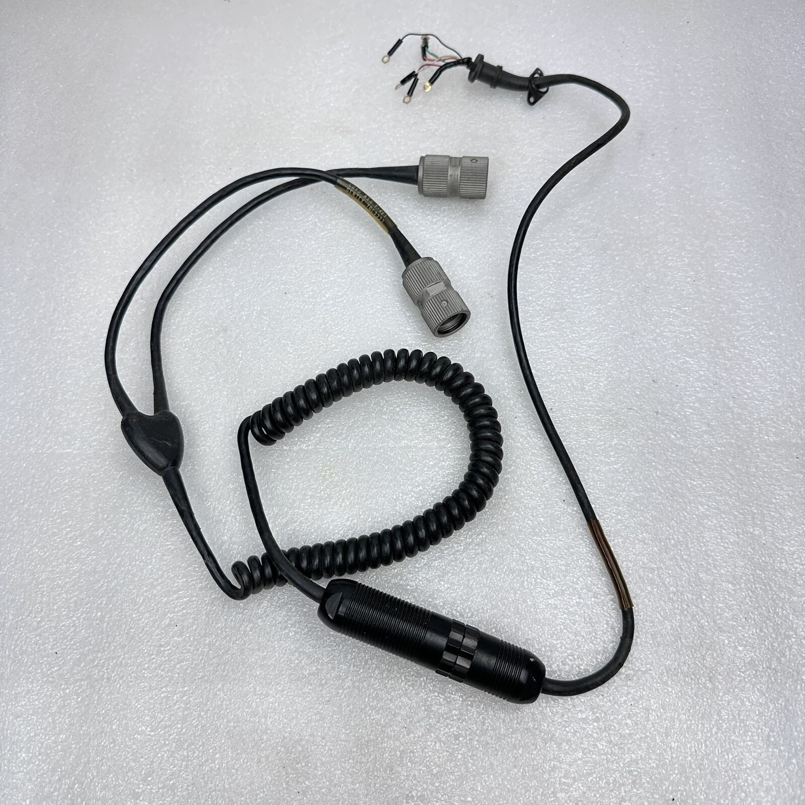 CVC Crewman Helmet VIC-3 Communication Cable w/ U229 Military Radio Bailout Plug CVC Crewman Helmet VIC-3 Communication Cable w/ U229 Military Radio Bailout Plug