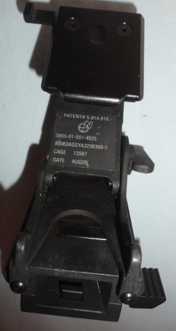 USGI MILITARY NOROTOS BRACKET NIGHT VISION RHINO HELMET NVG MOUNT LOWERING ARM