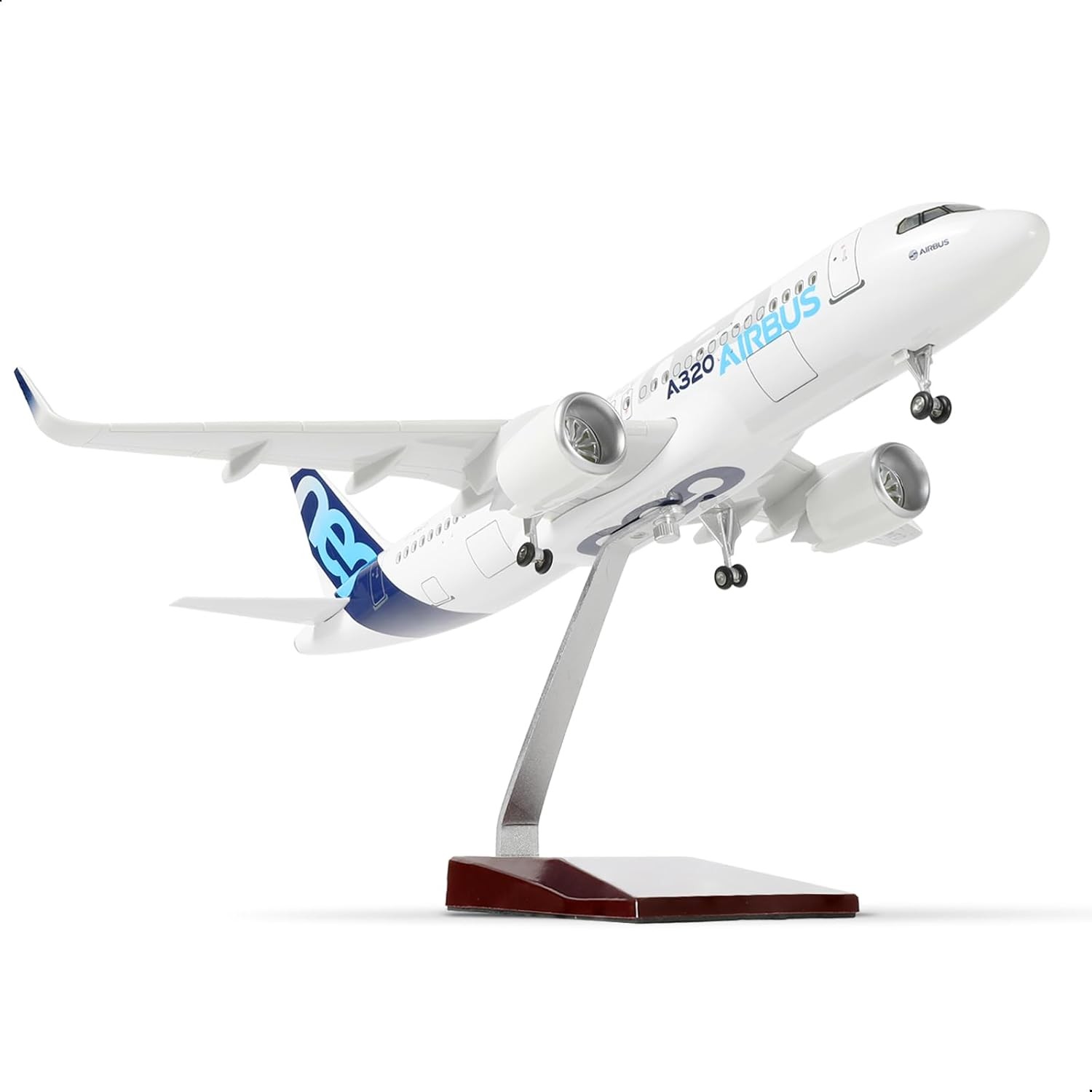 Airbus Industries A320neo House Color F-WNEO Desk Model 1/100 Model AZ Airplane