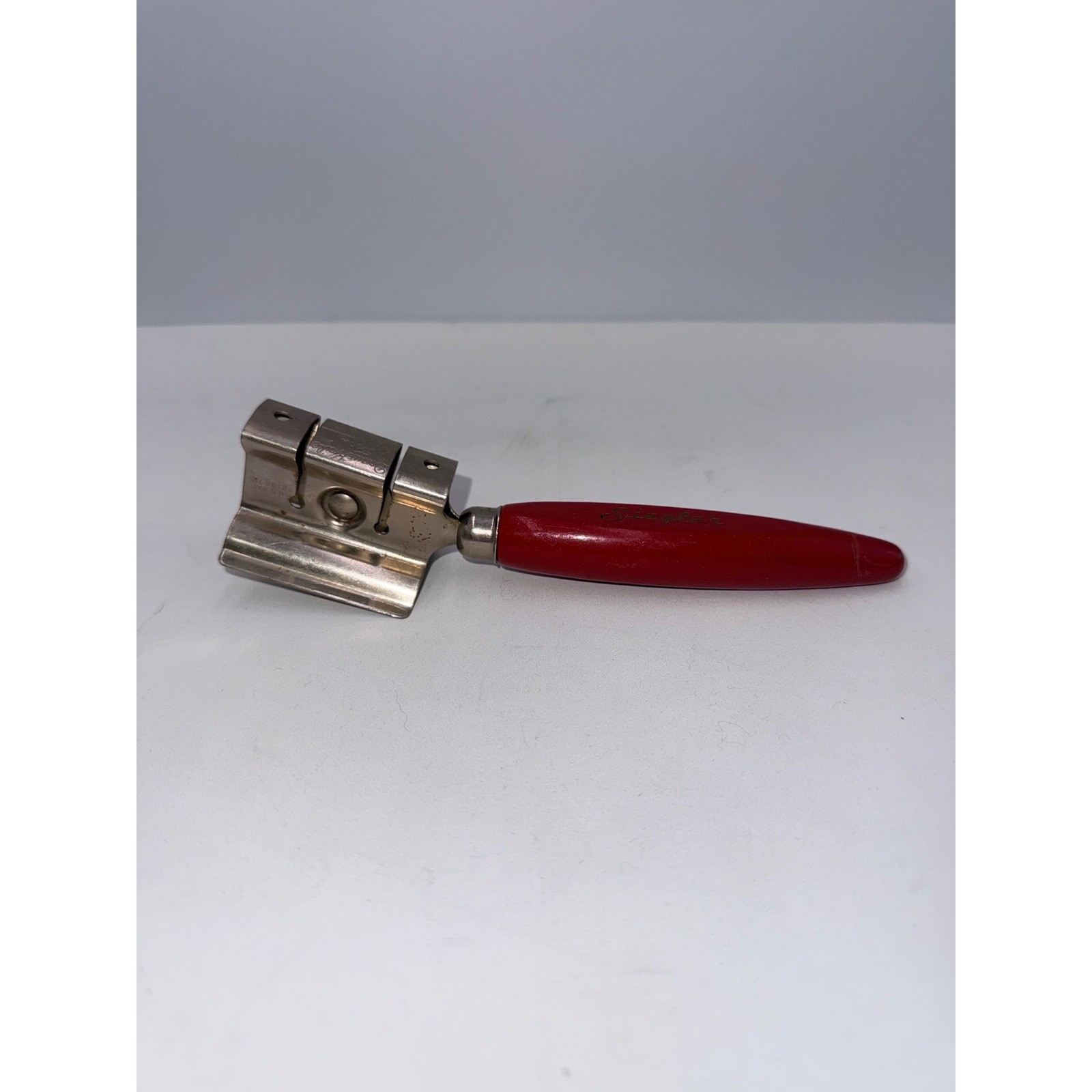 Knife Sharpener Red Vintage Siegler Warm Floor Heaters Promo Tool Knife Sharpener Red Vintage Siegler Warm Floor Heaters Promo Tool