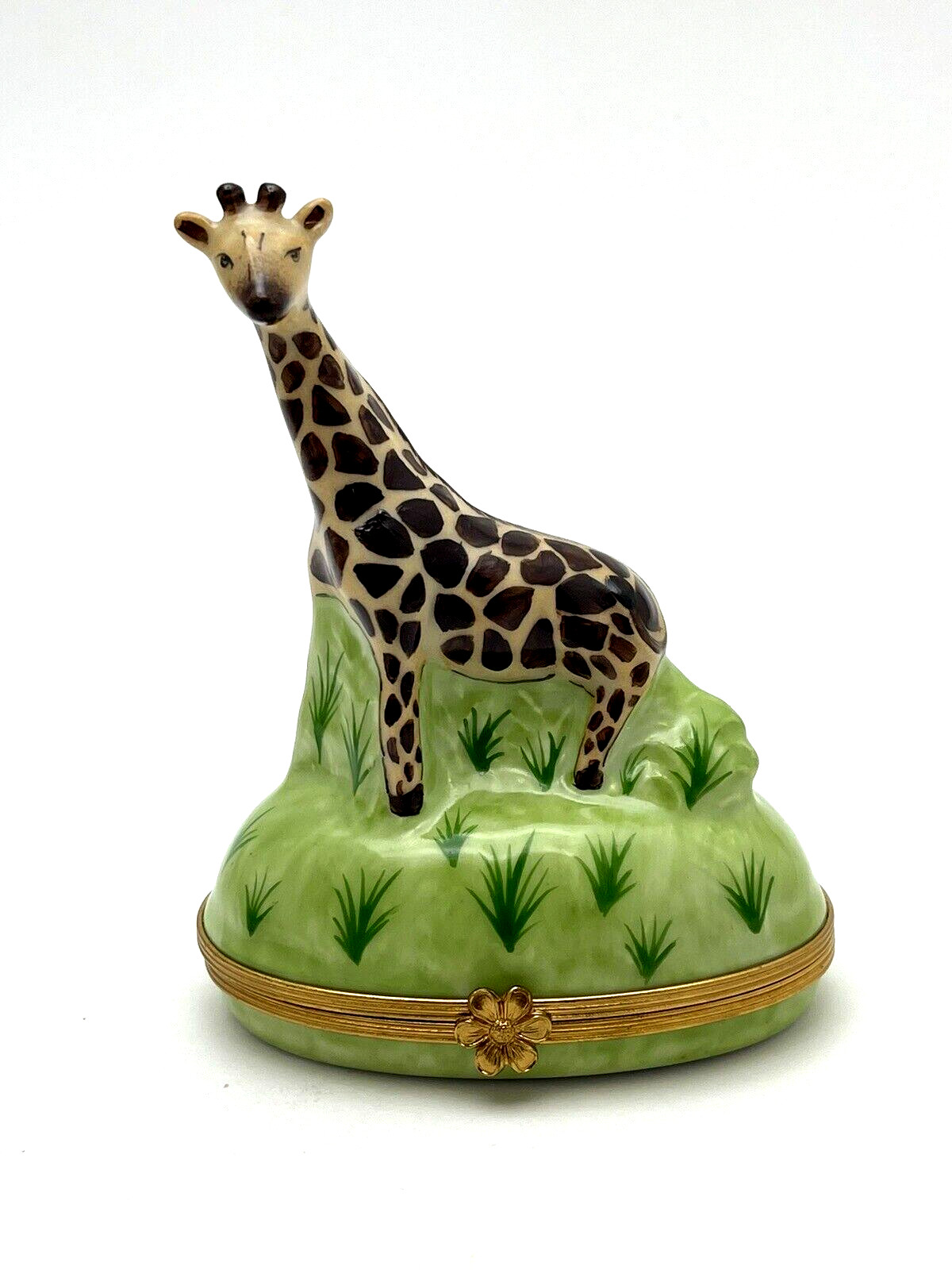 Limoges Limited Numbered 65 Antoria Baby Giraffe Trinket Box Peint Main France Limoges Limited Numbered 65 Antoria Baby Giraffe Trinket Box Peint Main France