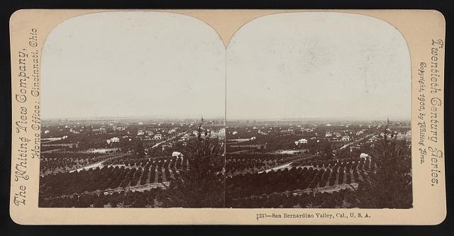 Photo:San Bernardino Valley California 1900s Panorama Whiting View Company