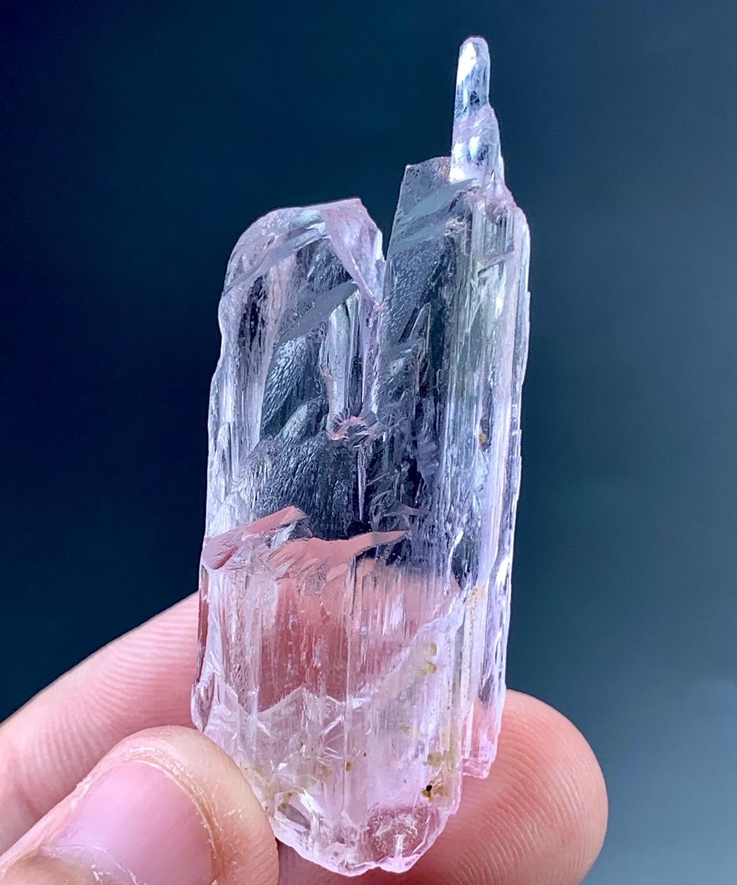 98 Carat kunzite crystal specimen from Afghanistan