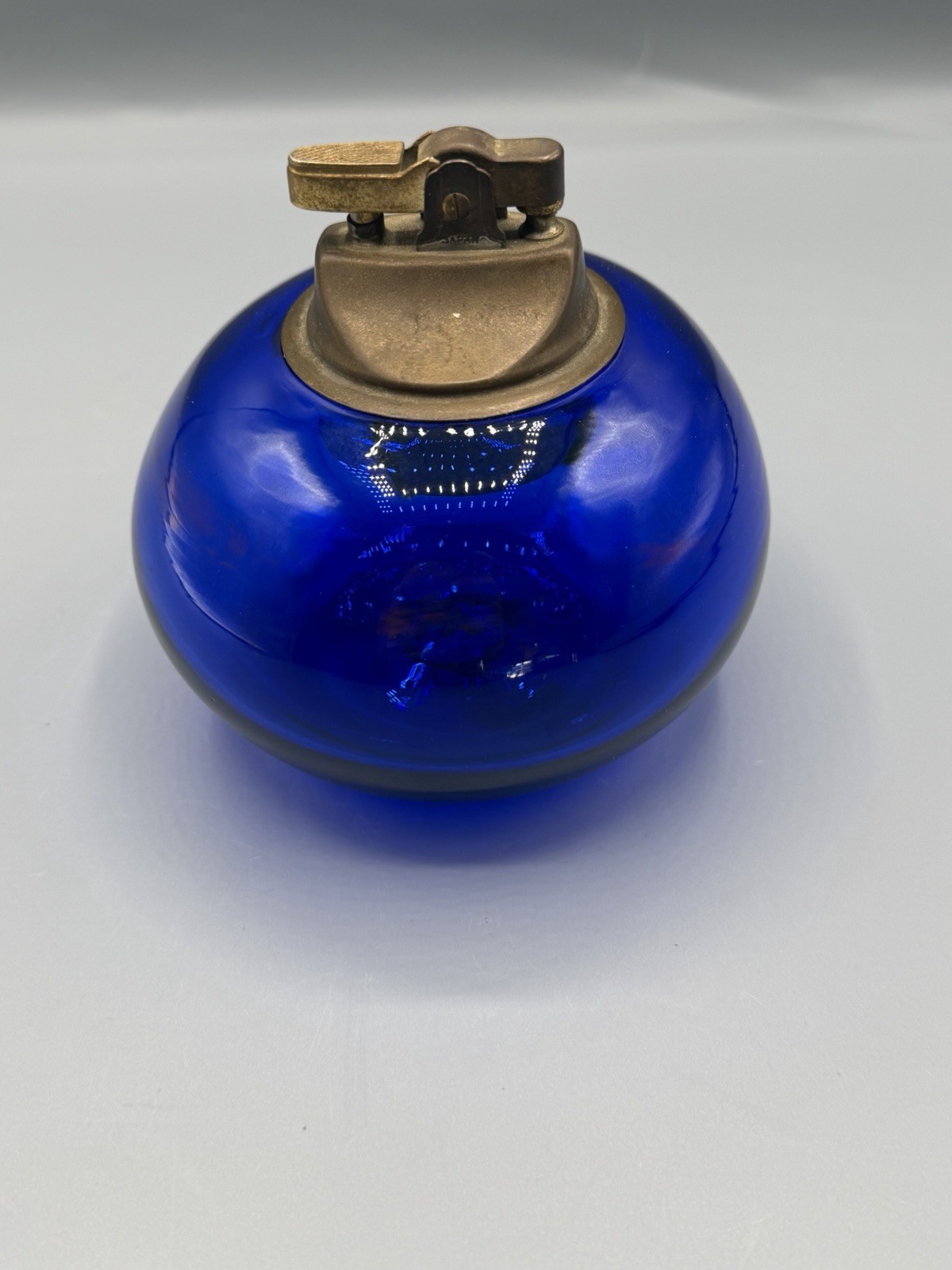 Blenko Glass Sapphire Blue Lighter #6320