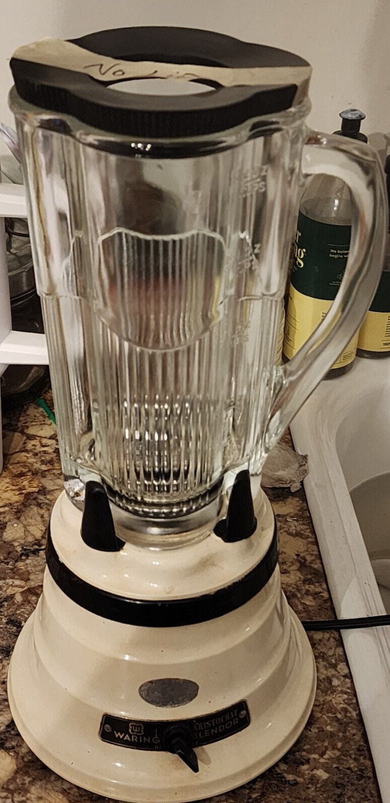Vintage Waring Beehive Blendor Aristocrat Blender Glass MR1 TESTED AND WORKING
