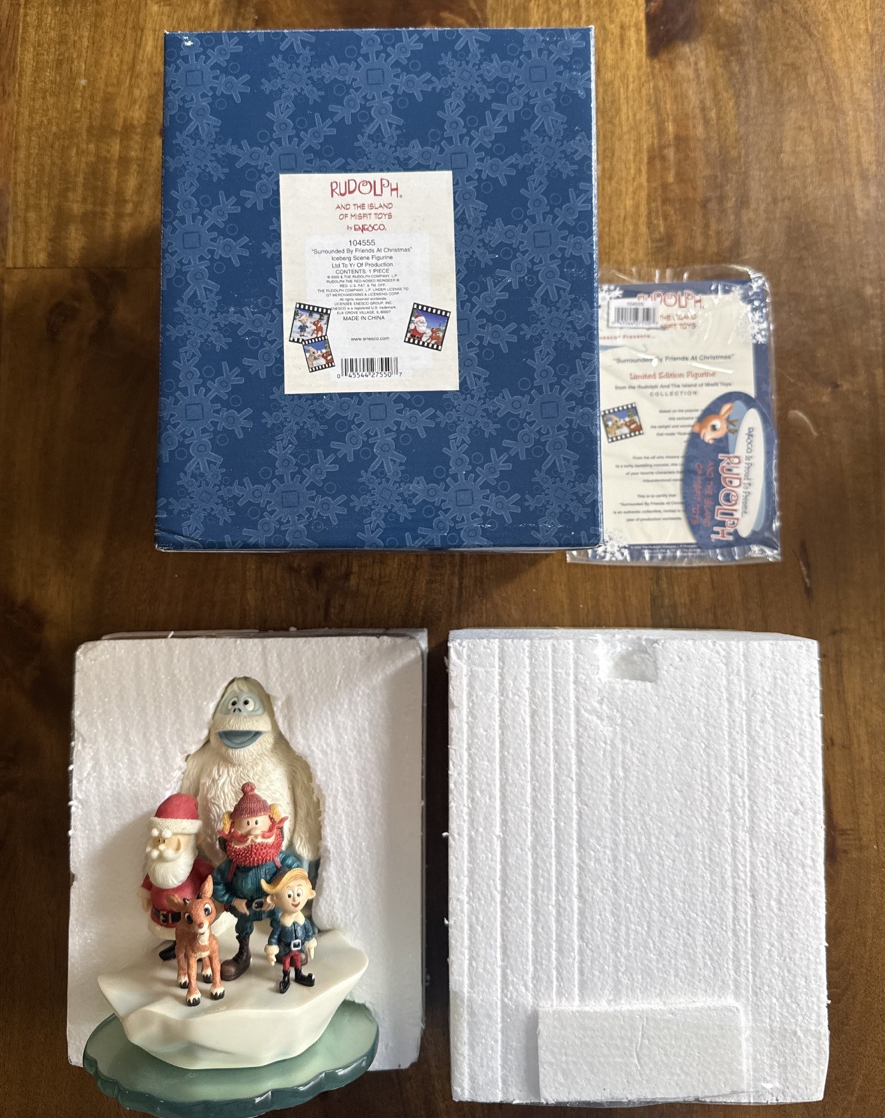 ENESCO RUDOLPH & THE ISLAND OF MISFIT TOYS SURROUNDED BY FRIENDS Iceberg #104555
