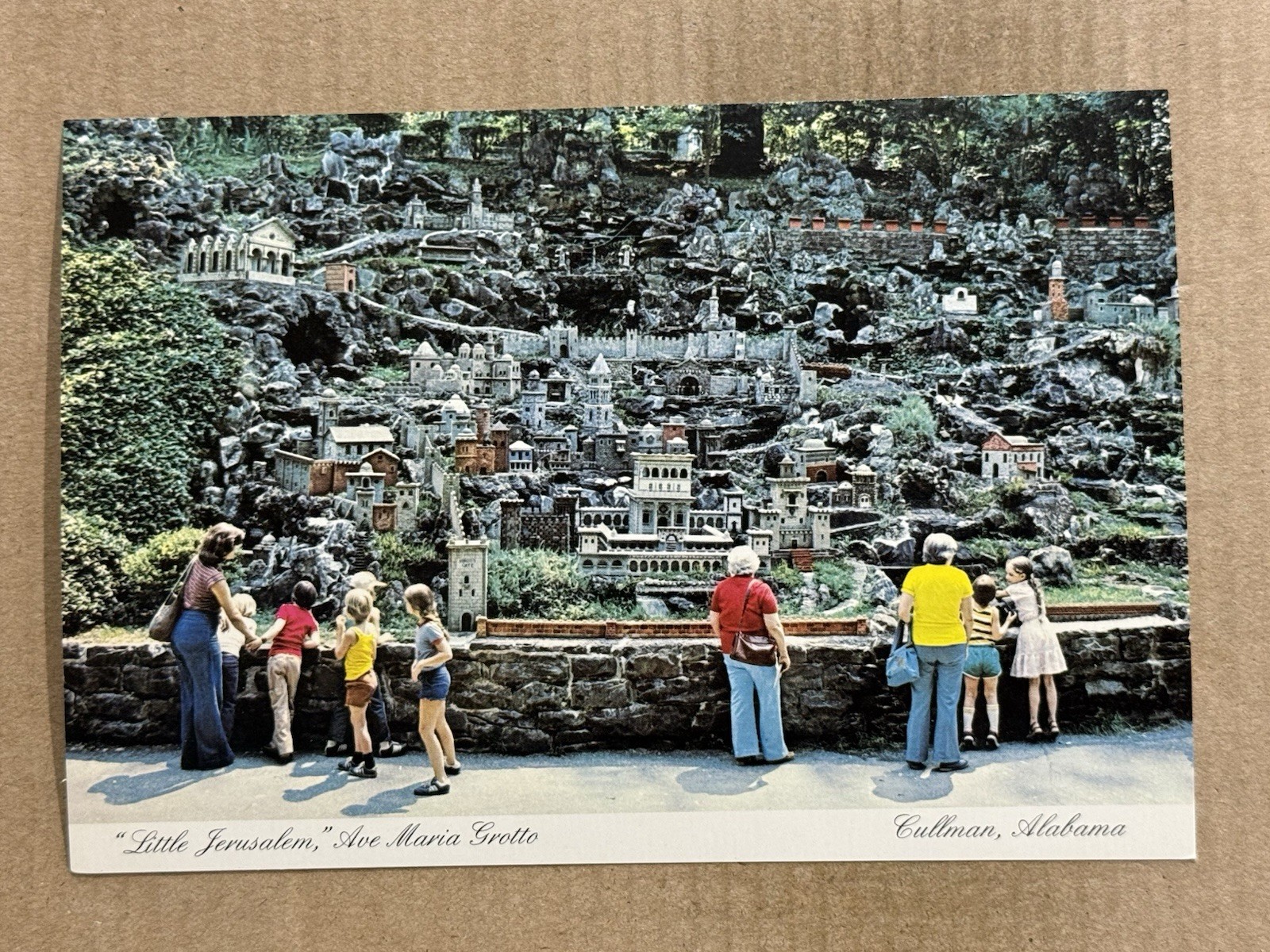 Postcard Cullen AL Alabama Little Jerusalem Ave Maria Grotto Miniature Models Postcard Cullen AL Alabama Little Jerusalem Ave Maria Grotto Miniature Models