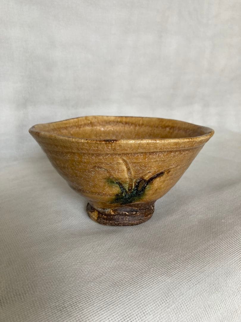 Tea Utensils Takemitsu Iwatsuki/Kiseto Ido Bowl/Yellow 11