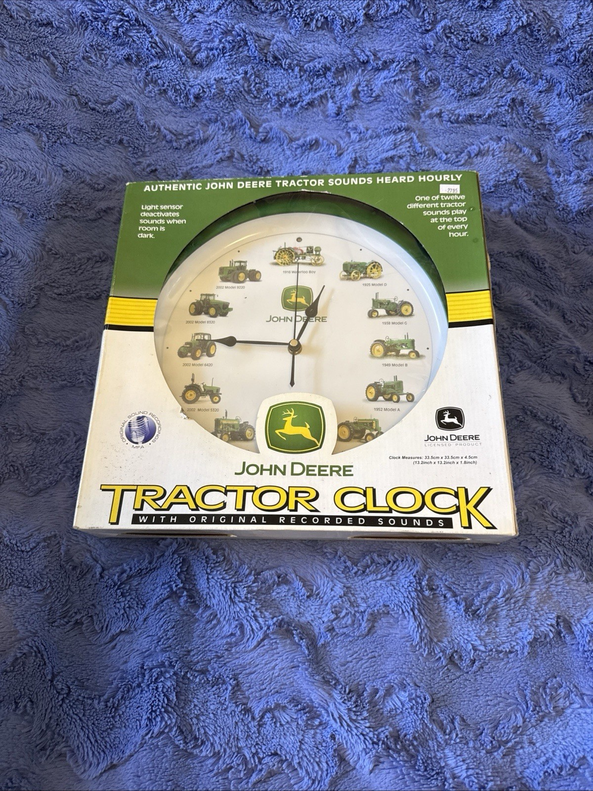 John Deere Tractor Sound Wall Clock 13 John Deere Tractor Sound Wall Clock 13