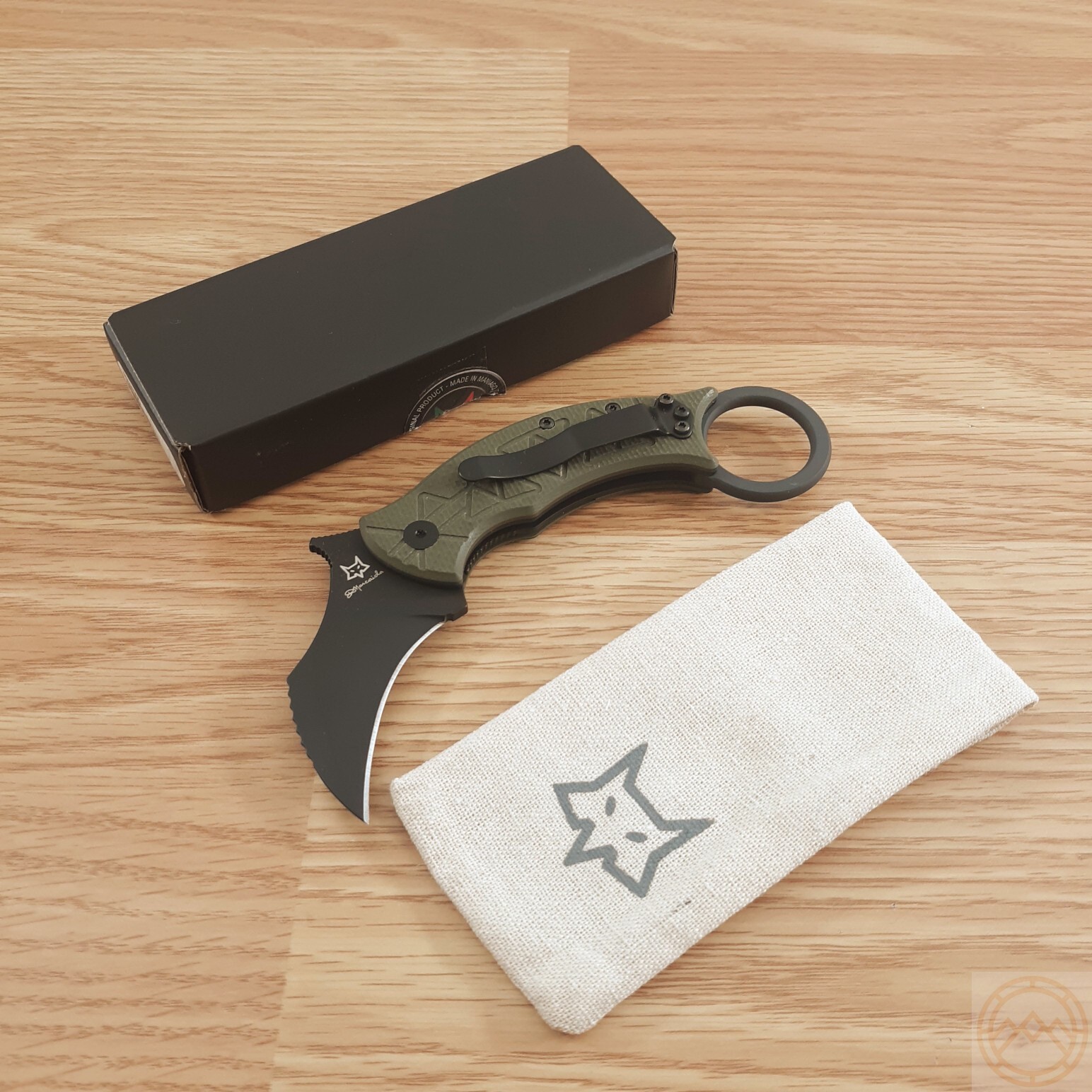 Fox Tribal Linerlock Folding Knife 3