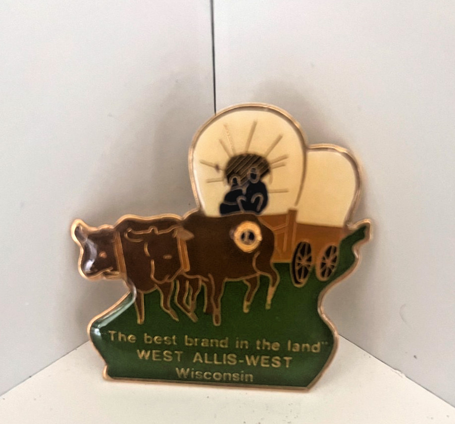 Vintage Lion's Club Wisconsin Enamel Pin Commemorating West Allis-West Vintage Lion's Club Wisconsin Enamel Pin Commemorating West Allis-West