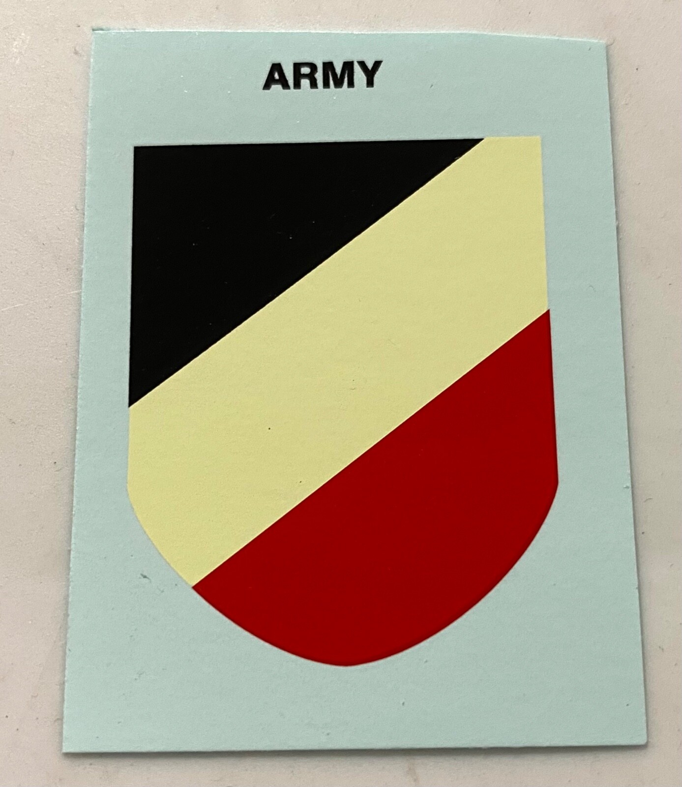 WWII GERMAN M1935 M1940 M1942 HEER ARMY HELMET DECAL-HELMET SHIELD ONLY WWII GERMAN M1935 M1940 M1942 HEER ARMY HELMET DECAL-HELMET SHIELD ONLY