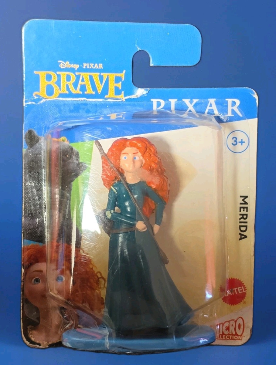 Mattel Disney Pixar  MERIDA from Brave Figure Micro Collection Cake Topper