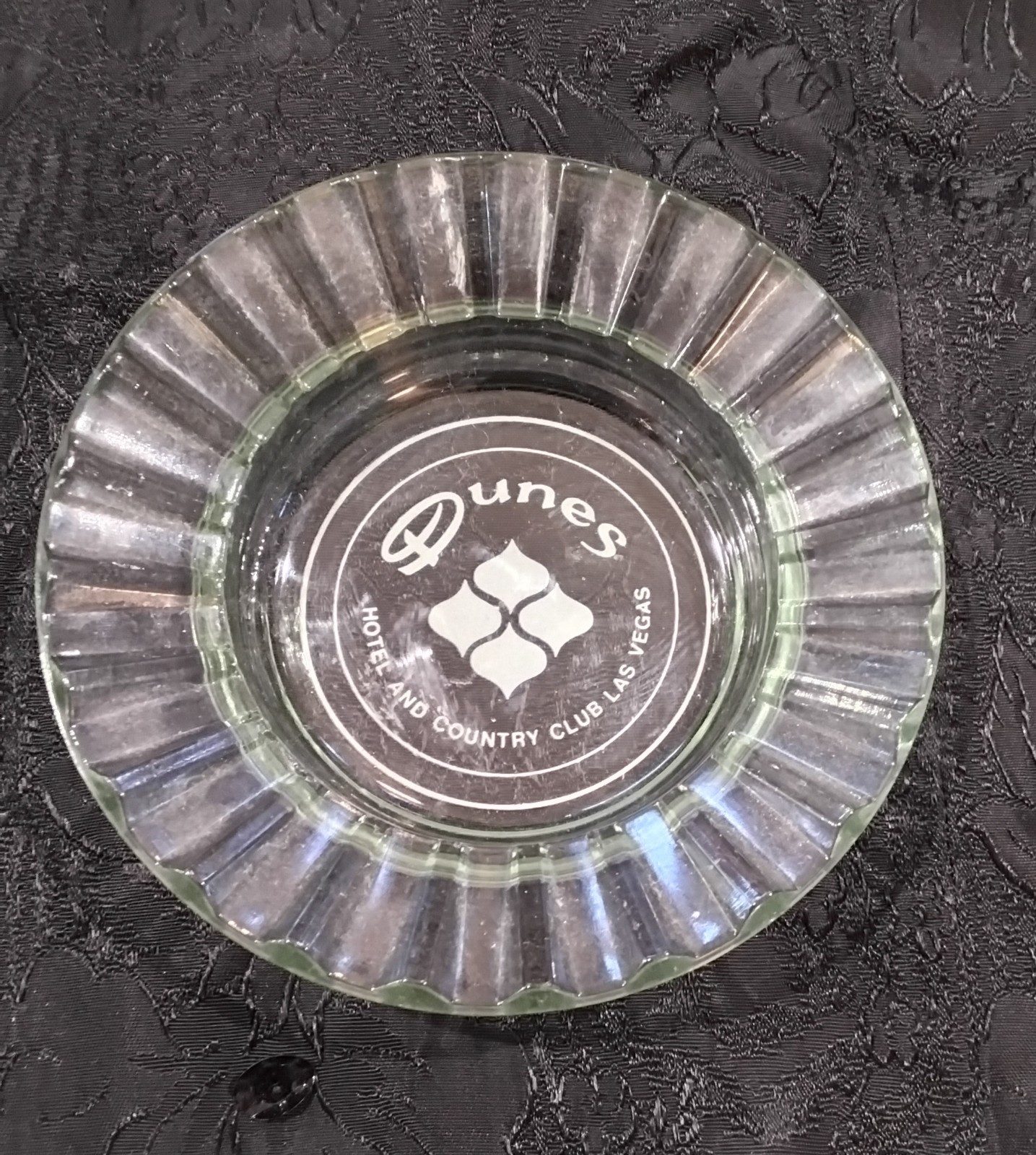 Vtg Dunes Country Club Hotel Casino Ashtray Las Vegas Glass Vtg Dunes Country Club Hotel Casino Ashtray Las Vegas Glass