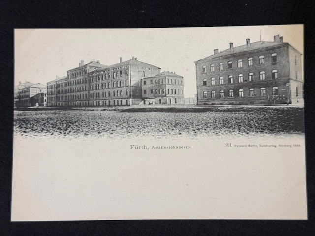SCARCE UNDIVIDED BACK : ARTILLERY BARRACKS, NURNBERG,GERMANY SCARCE UNDIVIDED BACK : ARTILLERY BARRACKS, NURNBERG,GERMANY
