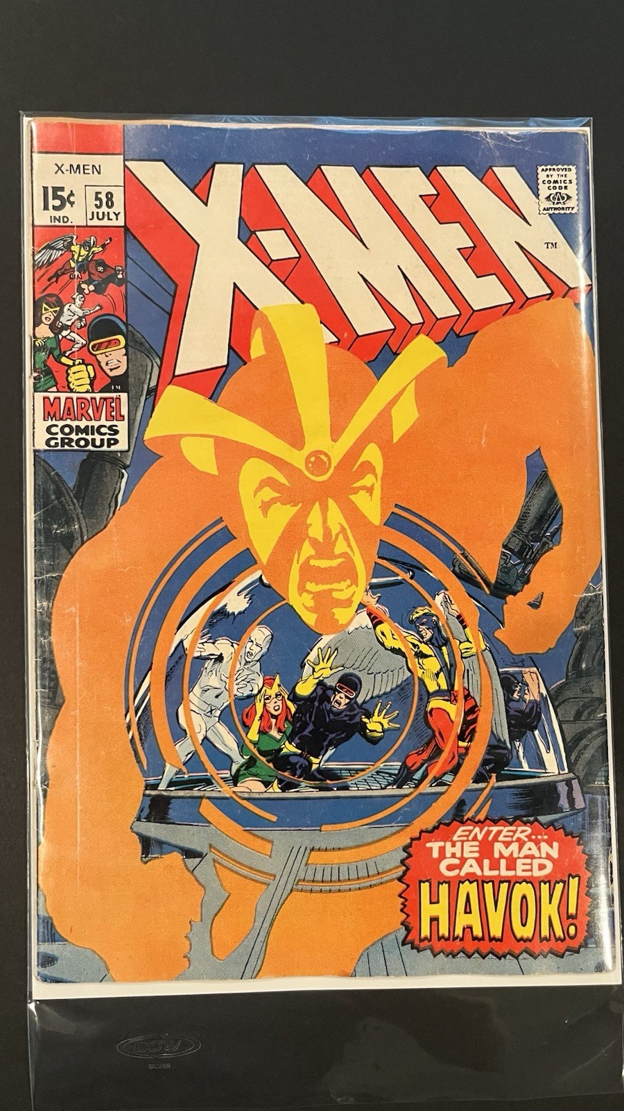 Uncanny X-Men 58 1st Havok In Costume Neal Adams Alex Summers Marvel 1969 Uncanny X-Men 58 1st Havok In Costume Neal Adams Alex Summers Marvel 1969