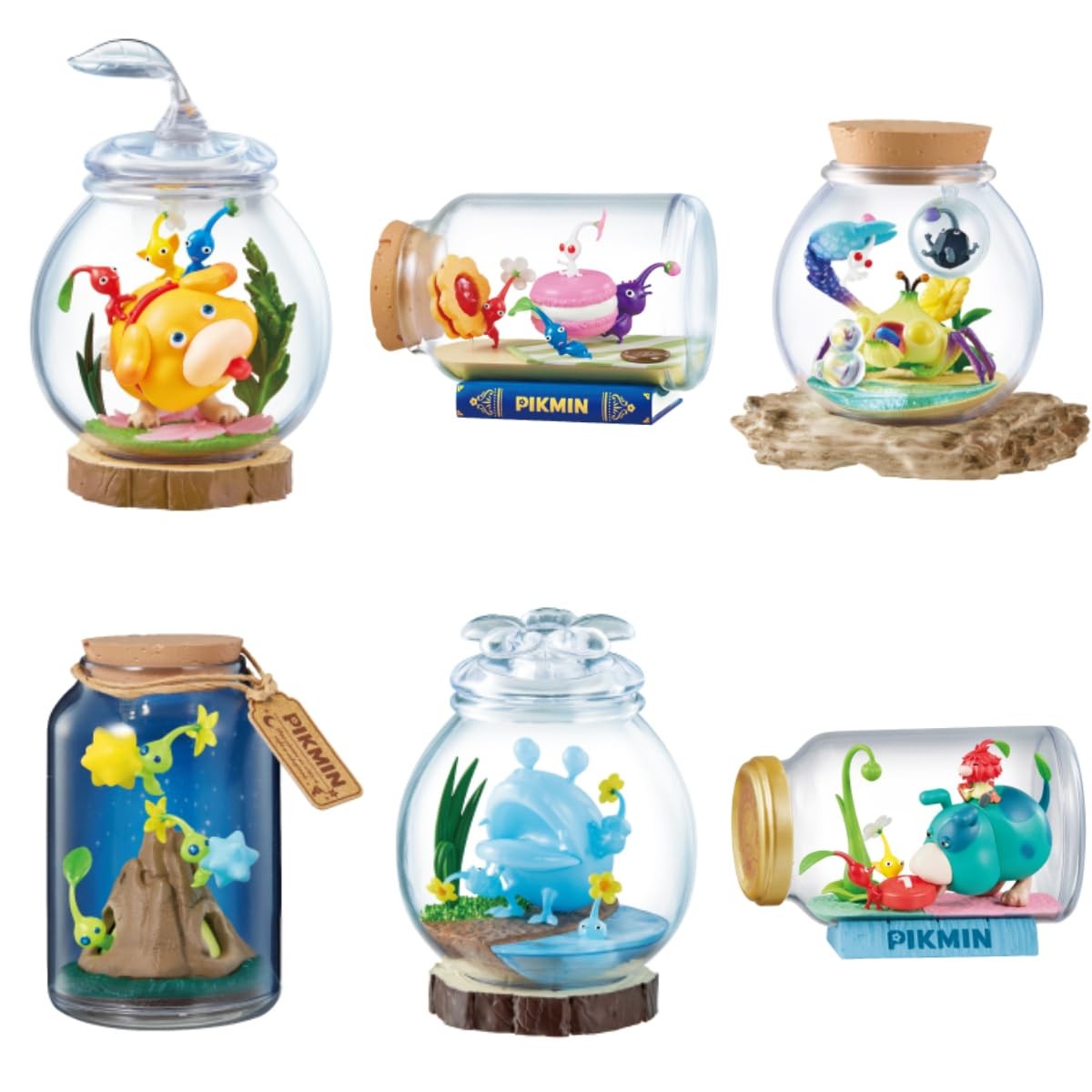 RE-MENT Pikmin Terrarium Collection Vol. 2 Complete Set of 6 Figures Age 15+ RE-MENT Pikmin Terrarium Collection Vol. 2 Complete Set of 6 Figures Age 15+