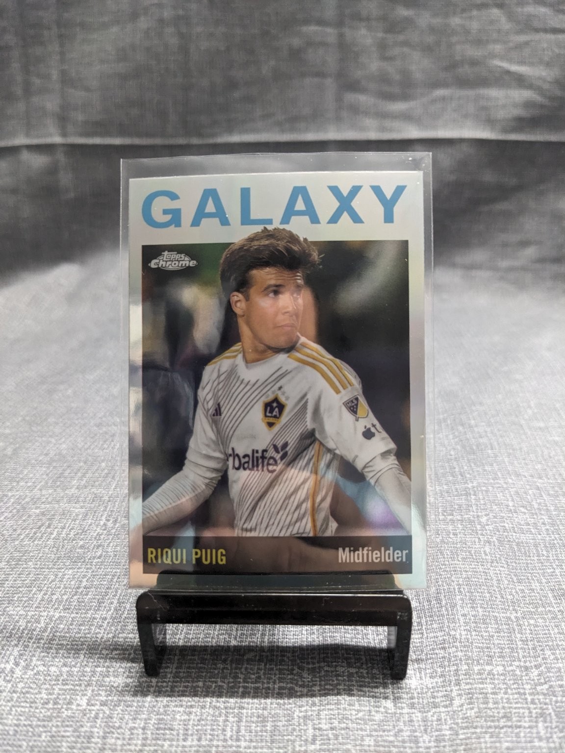 MLS Riqui Puig Galaxy 2024 Topps Chrome 64T-12 Soccer Card