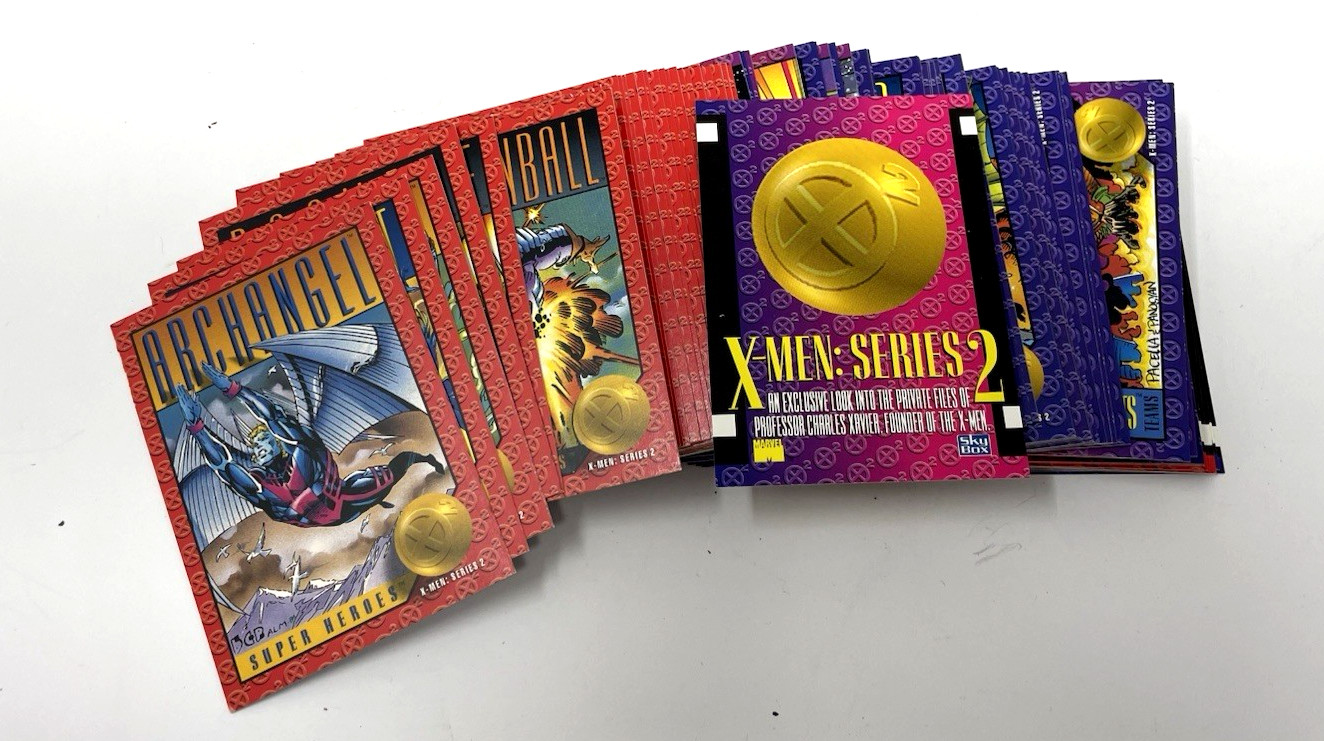 1993 Marvel Skybox  X-Men Series 2 BASE SET #1-100 NM/M Missing Cards 86 & 88